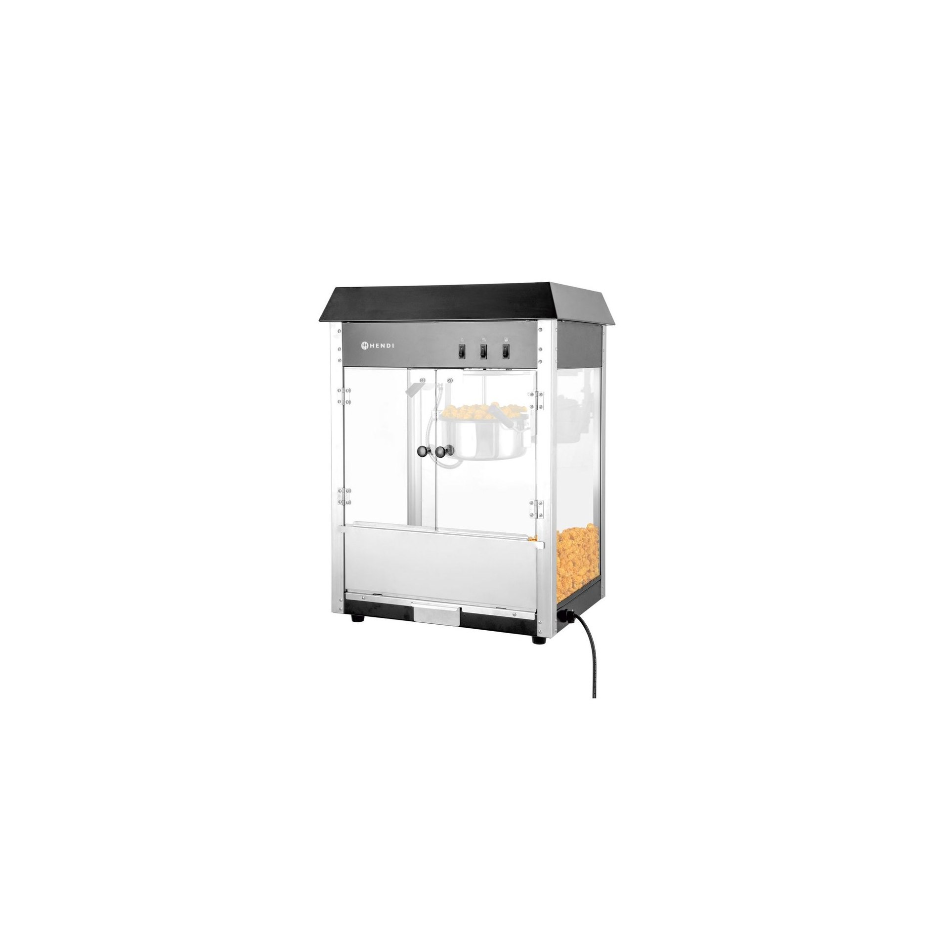 Popcorn-Maschine, Schwarz, 230V/1500W, 574x420x(H)778mm