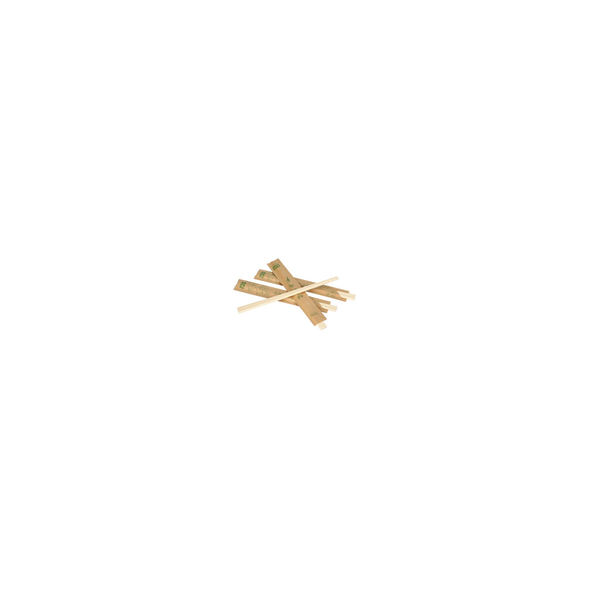 Paar Essstäbchen Holz "ASIA" 21 cm einzeln gehüllt Paar Essstäbchen Holz "ASIA" 21 cm einzeln gehüllt