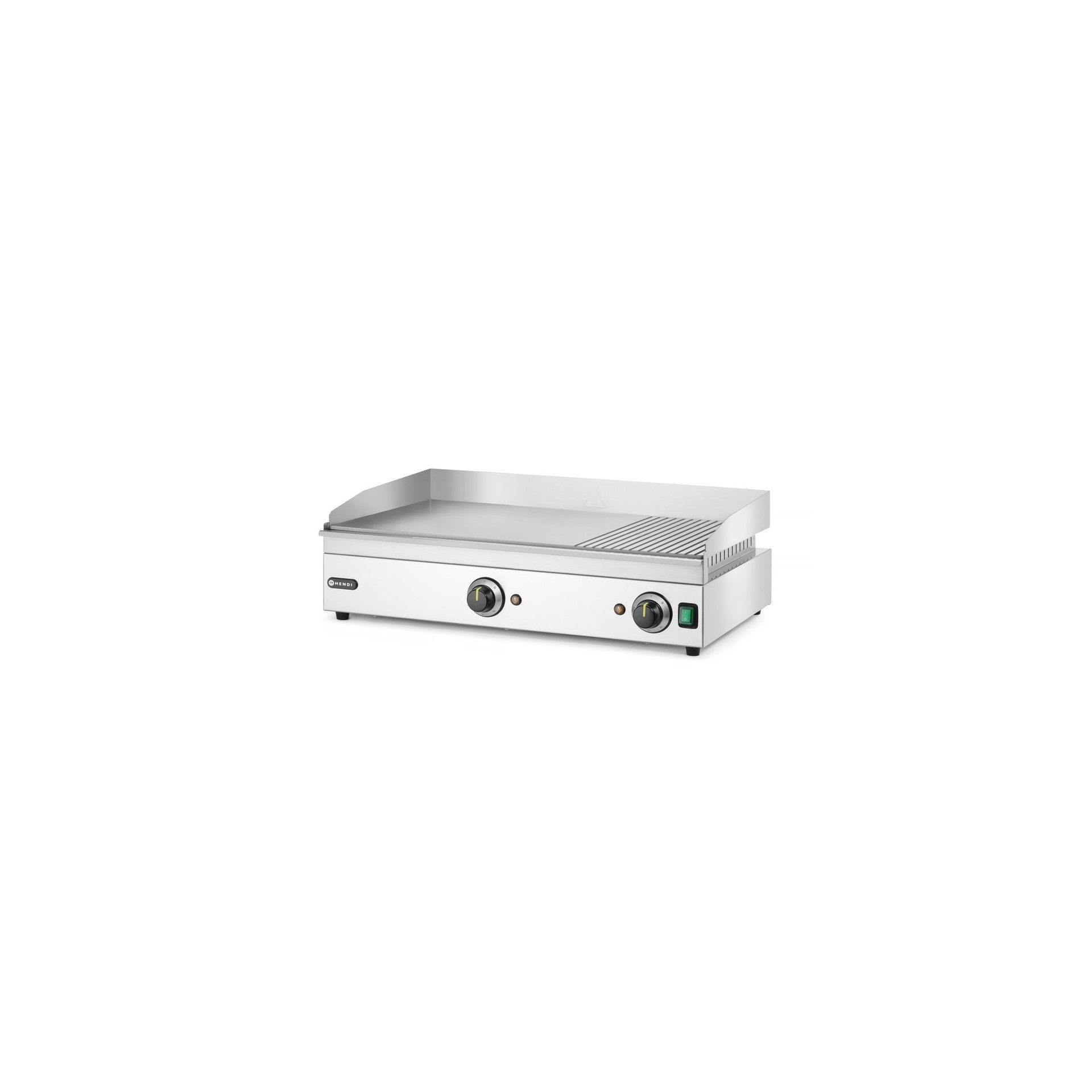 Grillplatte 1/3 gerillt, Kitchen Line, 220-240V/3500W, 697x474x(H)241mm