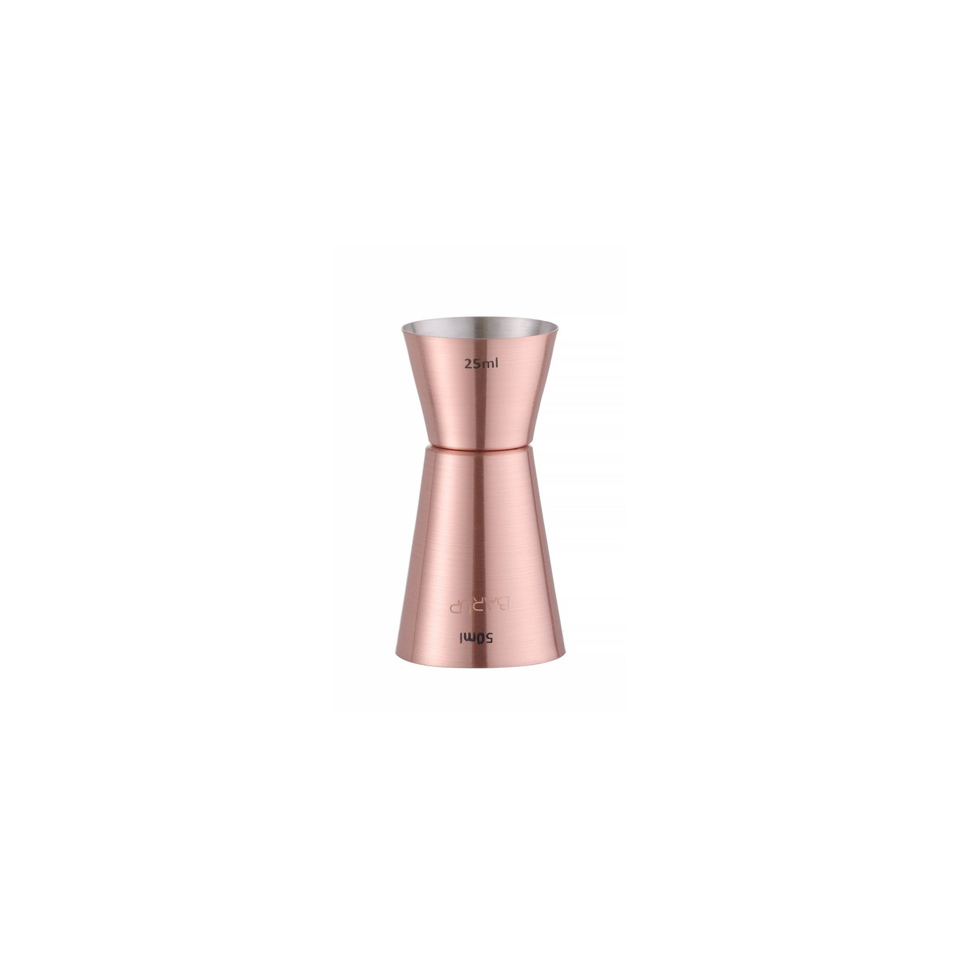 Barmaß 25/50 ml, BarUp, Kupfer, ⌀42x(H)86mm Barmaß 25/50 ml, BarUp, Kupfer, ⌀42x(H)86mm