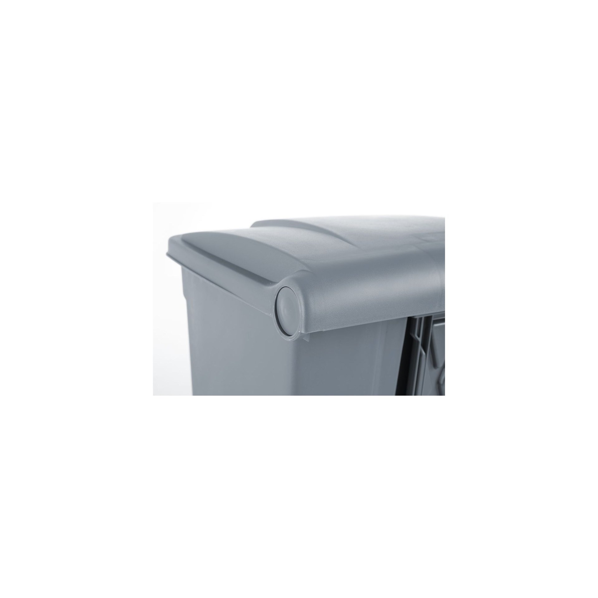 Tret-Abfalleimer, AmerBox, 68L, Hellgrau, 490x410x(H)660mm Tret-Abfalleimer, AmerBox, 68L, Hellgrau, 490x410x(H)660mm