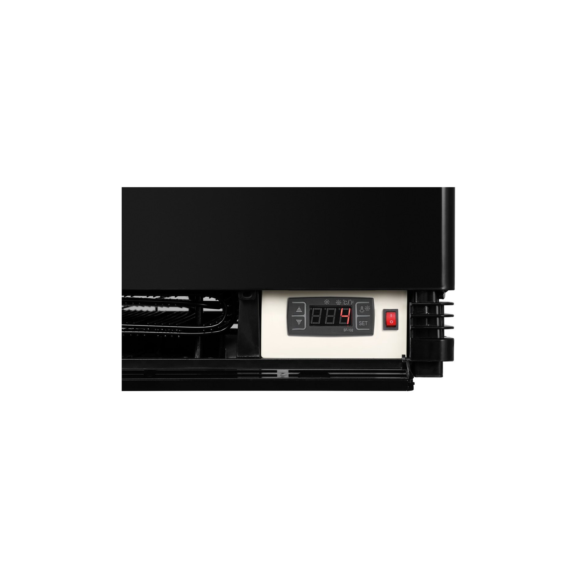 Mini-Kühlvitrine 78L, schwarz