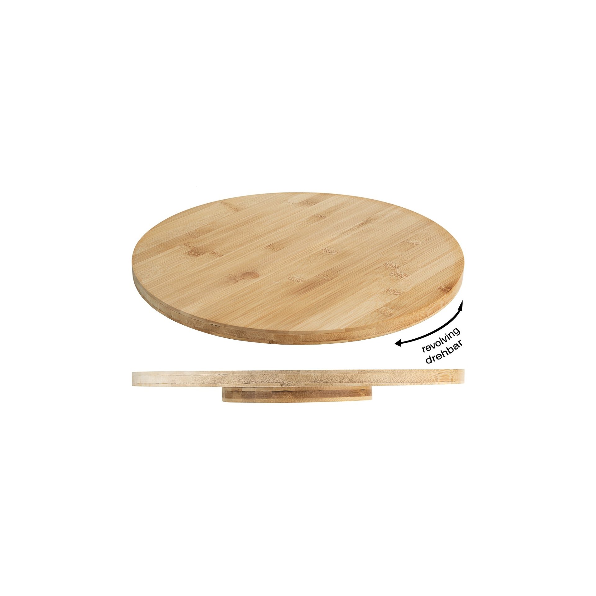 Holzplatte, drehbar 35 cm Holzplatte, drehbar 35 cm