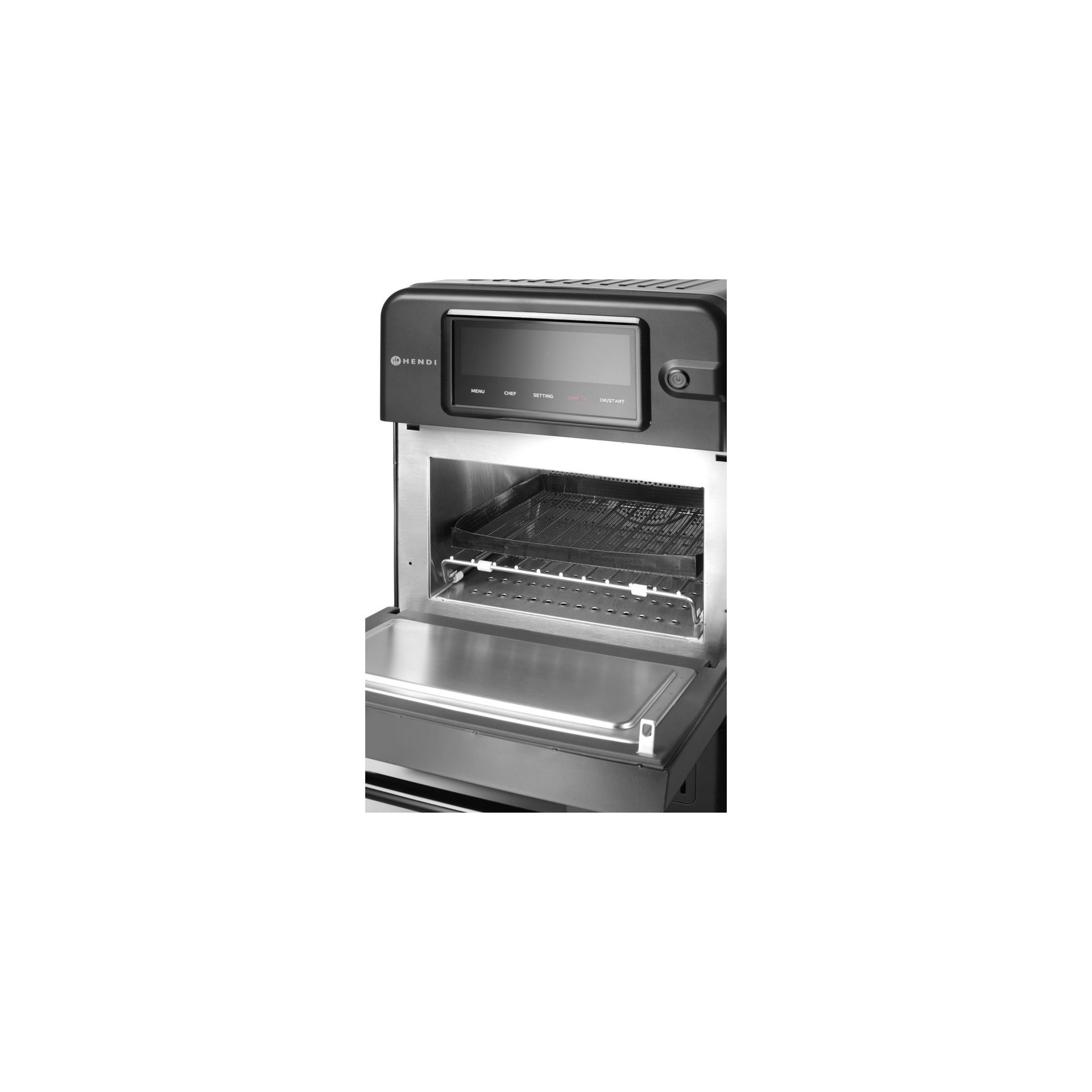 Hochgeschwindigkeits-Backofen CombiTurbo, 18L, Schwarz, 230V/3000W, 402x735x(H)608mm