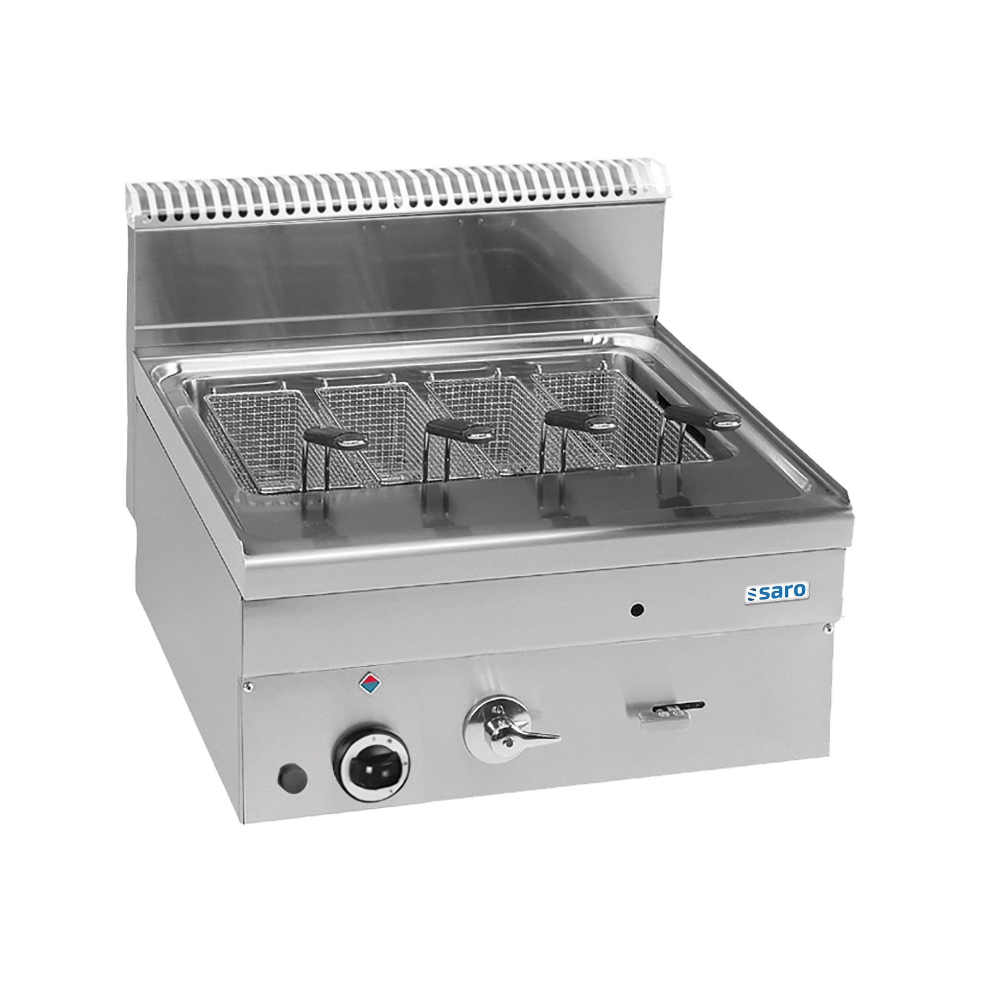 Gas Nudelkocher 600x600 ohne Körbe Modell GC66/SC