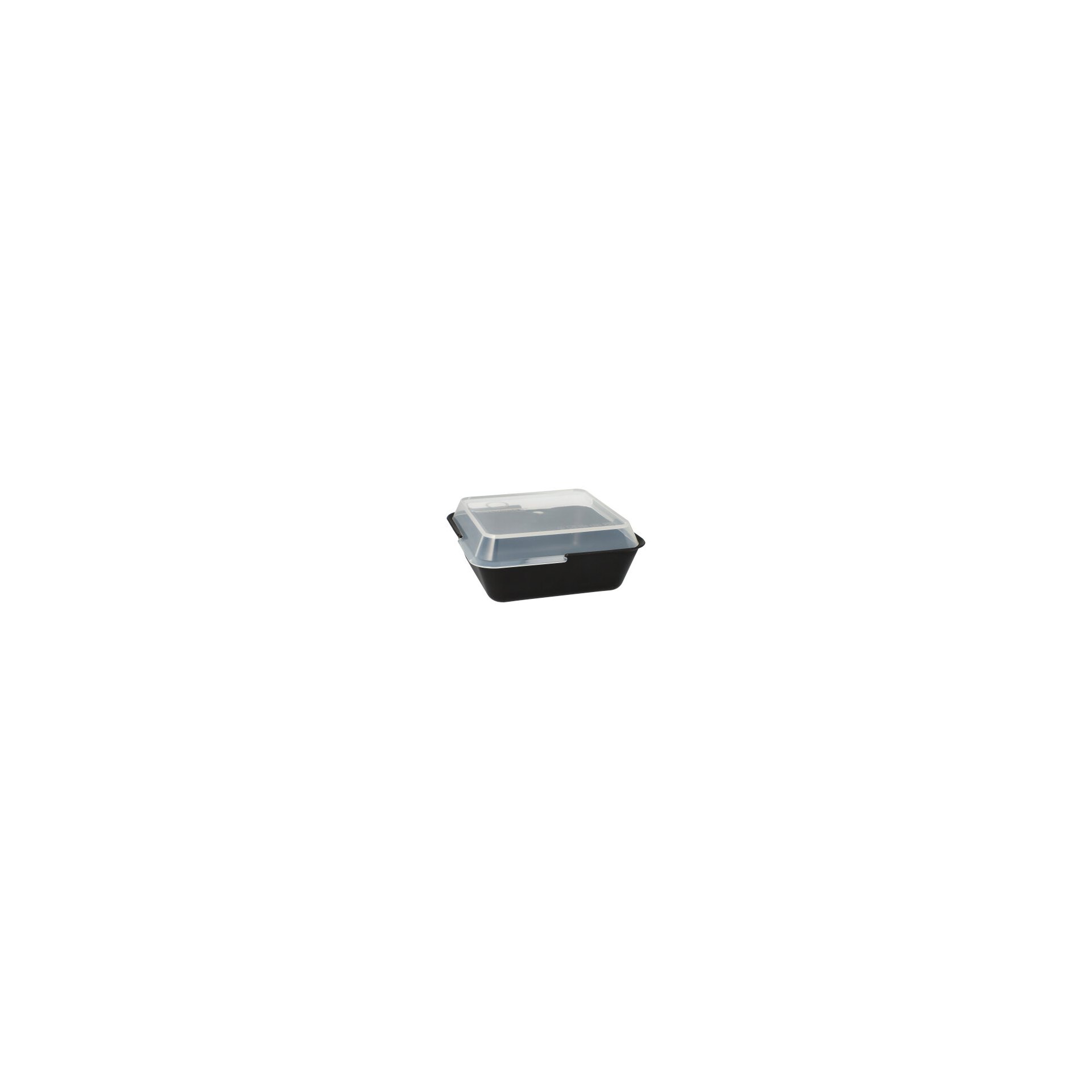 "Circulware" Mehrweg-Schalen Mix & Match eckig 4,7 cm x 15,6 cm x 15,6 cm schwarz