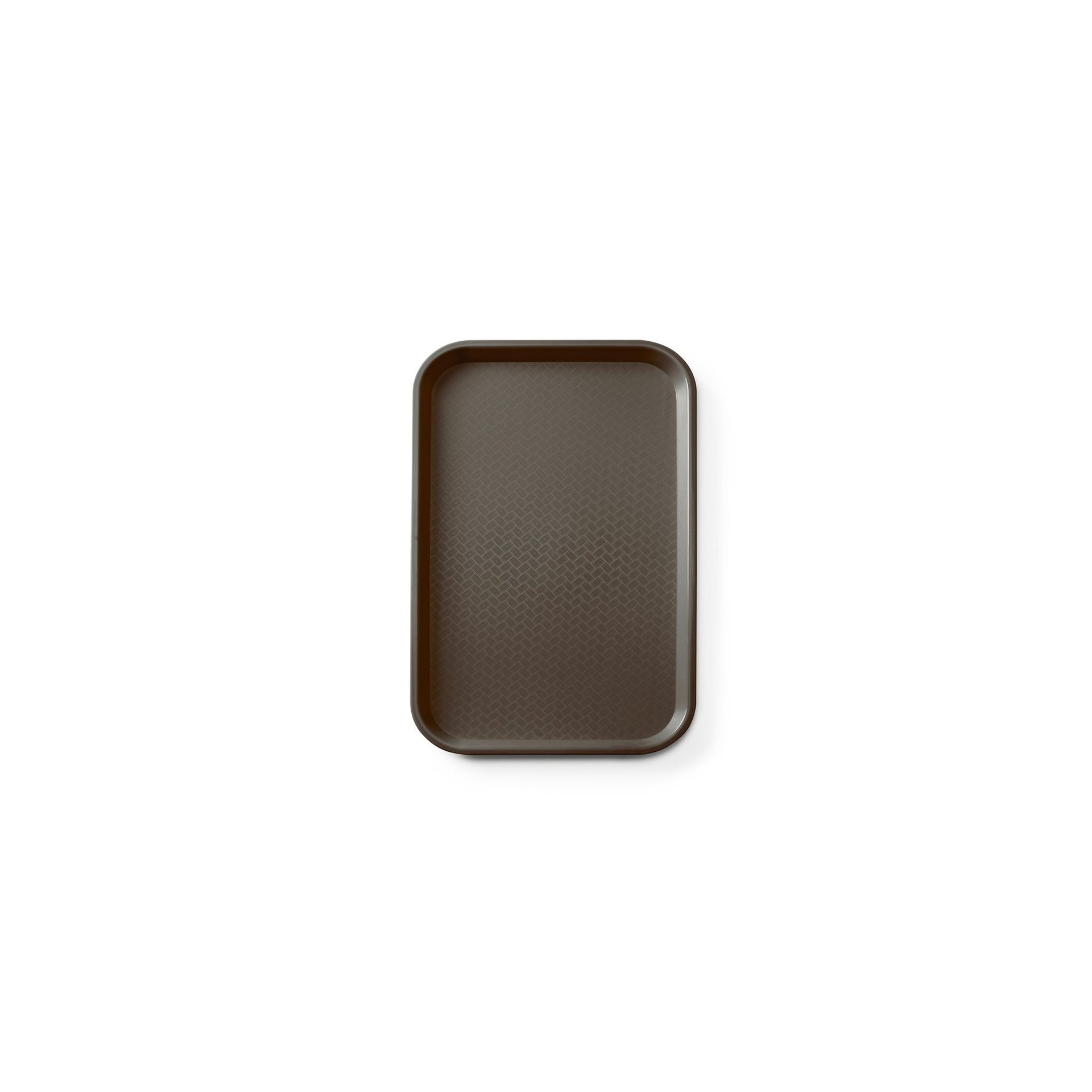 Fast-Food-Tablett GN 1/1 Polypropylen, AmerBox, GN 1/1, Braun, 530x325x(H)20mm