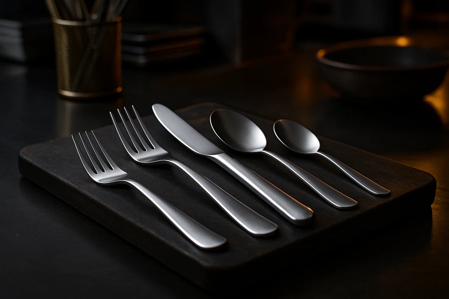 Mehrwegbesteck aus Metall für Gastronomie und Catering