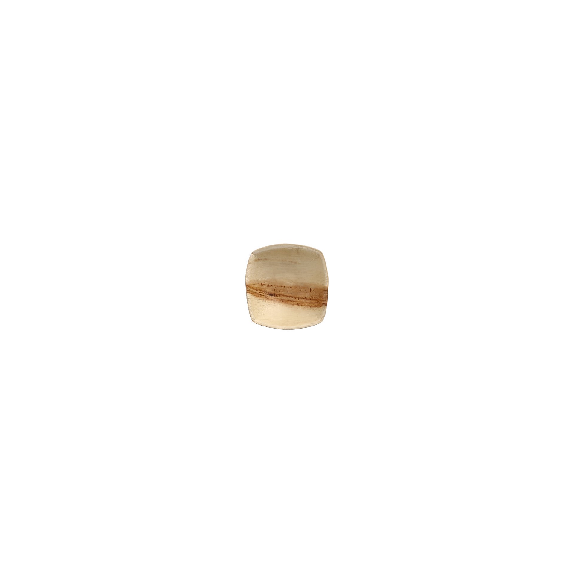 Schalen Palmblatt "pure" 200 ml 4 cm x 14 cm x 14 cm natur "QUADRATO"