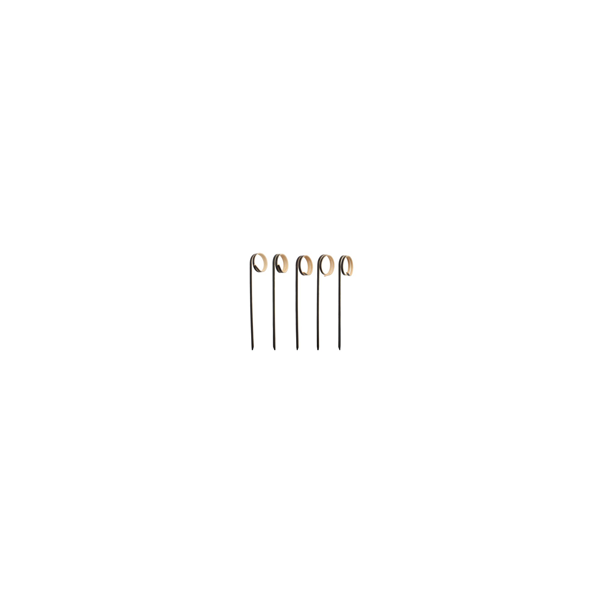 Fingerfood - Picker 11 cm schwarz "Twister"