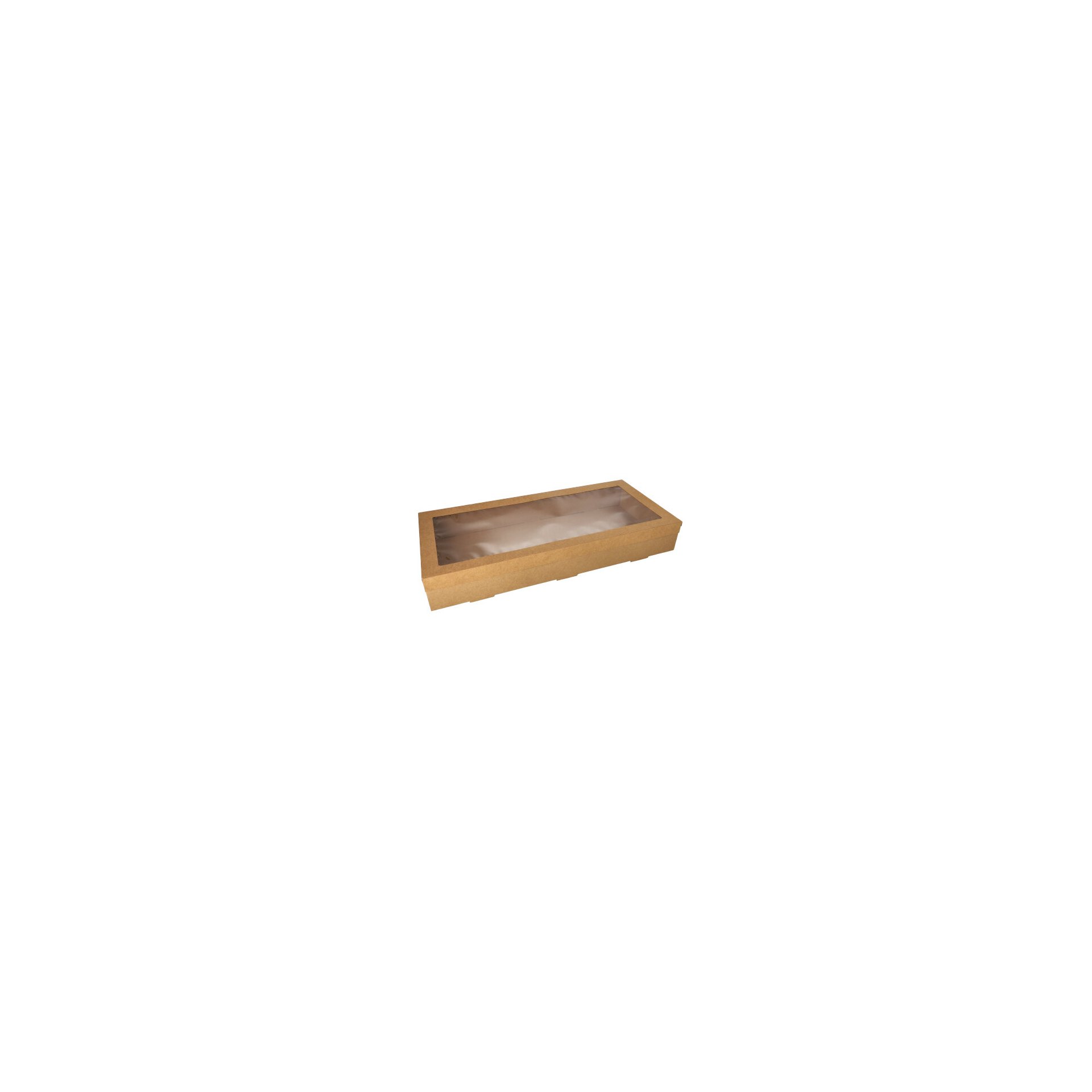 Transport- und Catering-Kartons, Pappe eckig 8 cm x 25,2 cm x 55,8 cm braun