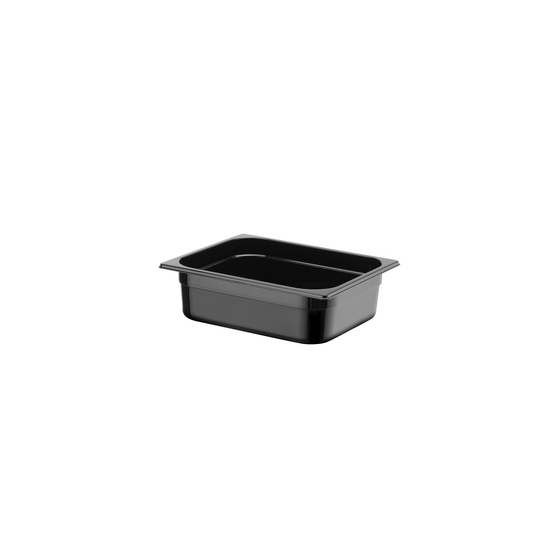 Gastronorm-Behälter 1/2, Profi Line, GN 1/2, 6,5L, Schwarz, 325x265x(H)100mm Gastronorm-Behälter 1/2, Profi Line, GN 1/2, 6,5L, Schwarz, 325x265x(H)100mm