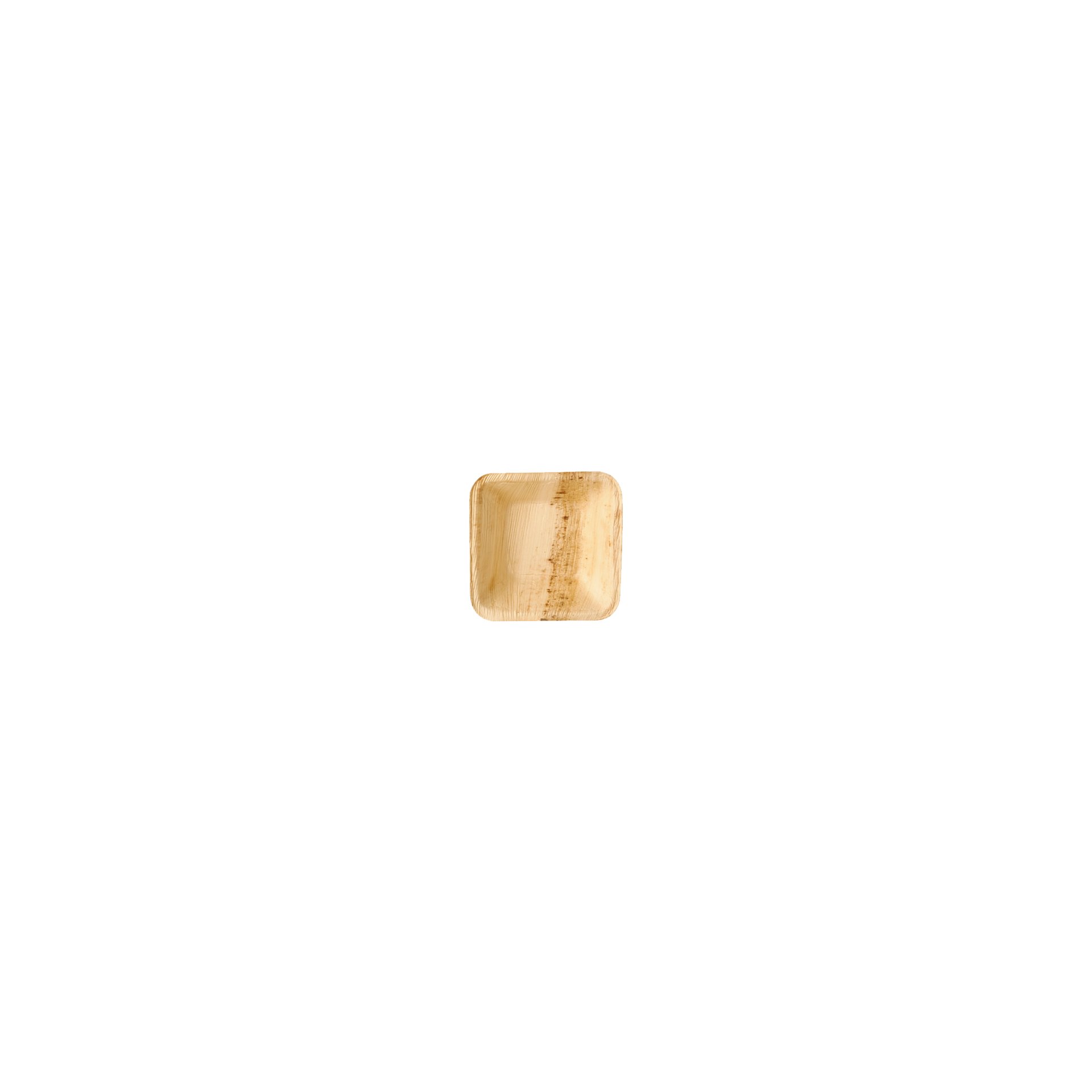 Schalen, Palmblatt "pure" eckig 100 ml 10 cm x 10 cm x 3 cm