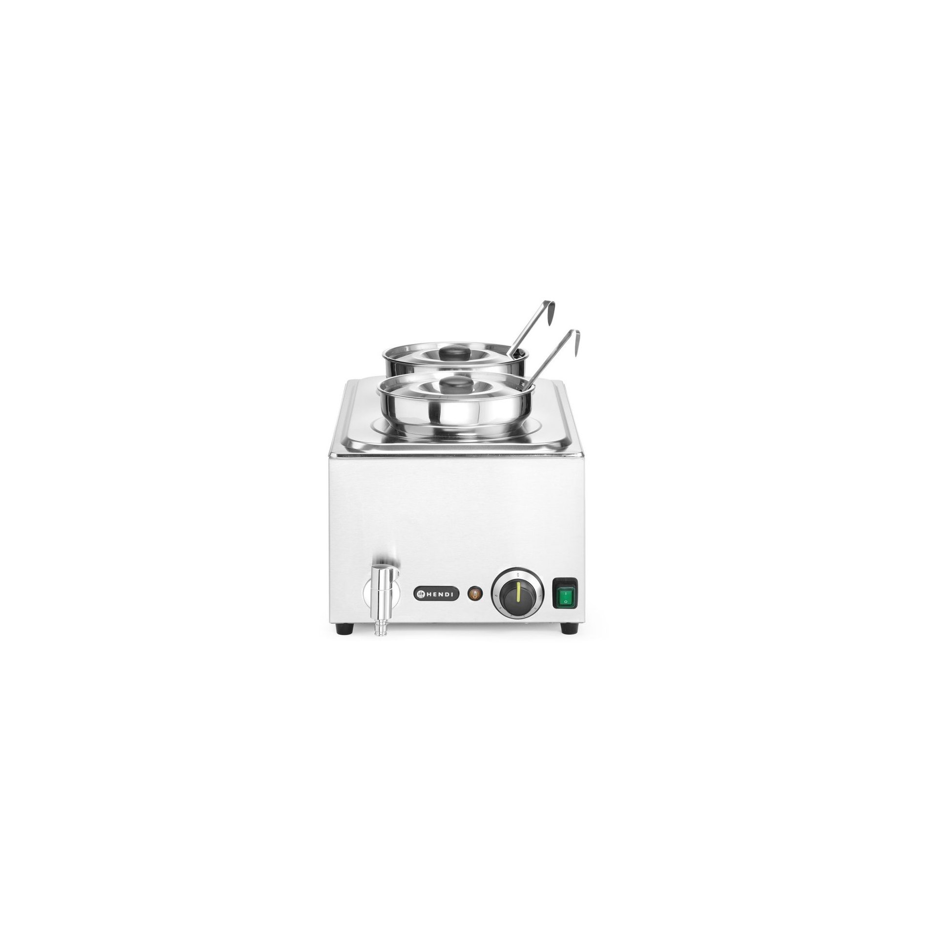 Set: Bain-Marie Ranger + 2x 4L Container mit Deckel, 8L, 220-240V/1000W, 604x332x(H)315mm