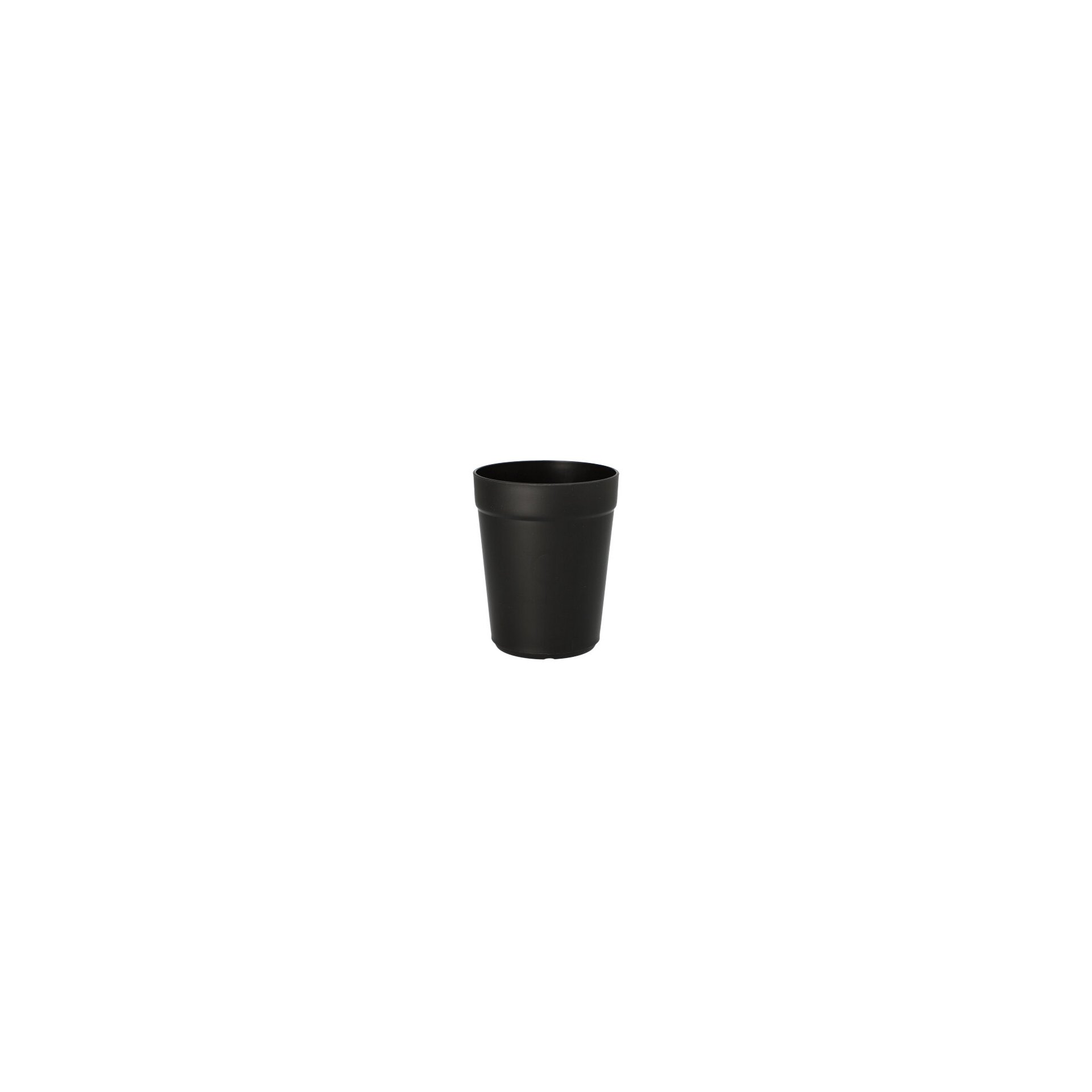 "Circulware" Mehrweg-Trinkbecher PP rund 0,3 l Ø 8 cm · 10 cm schwarz