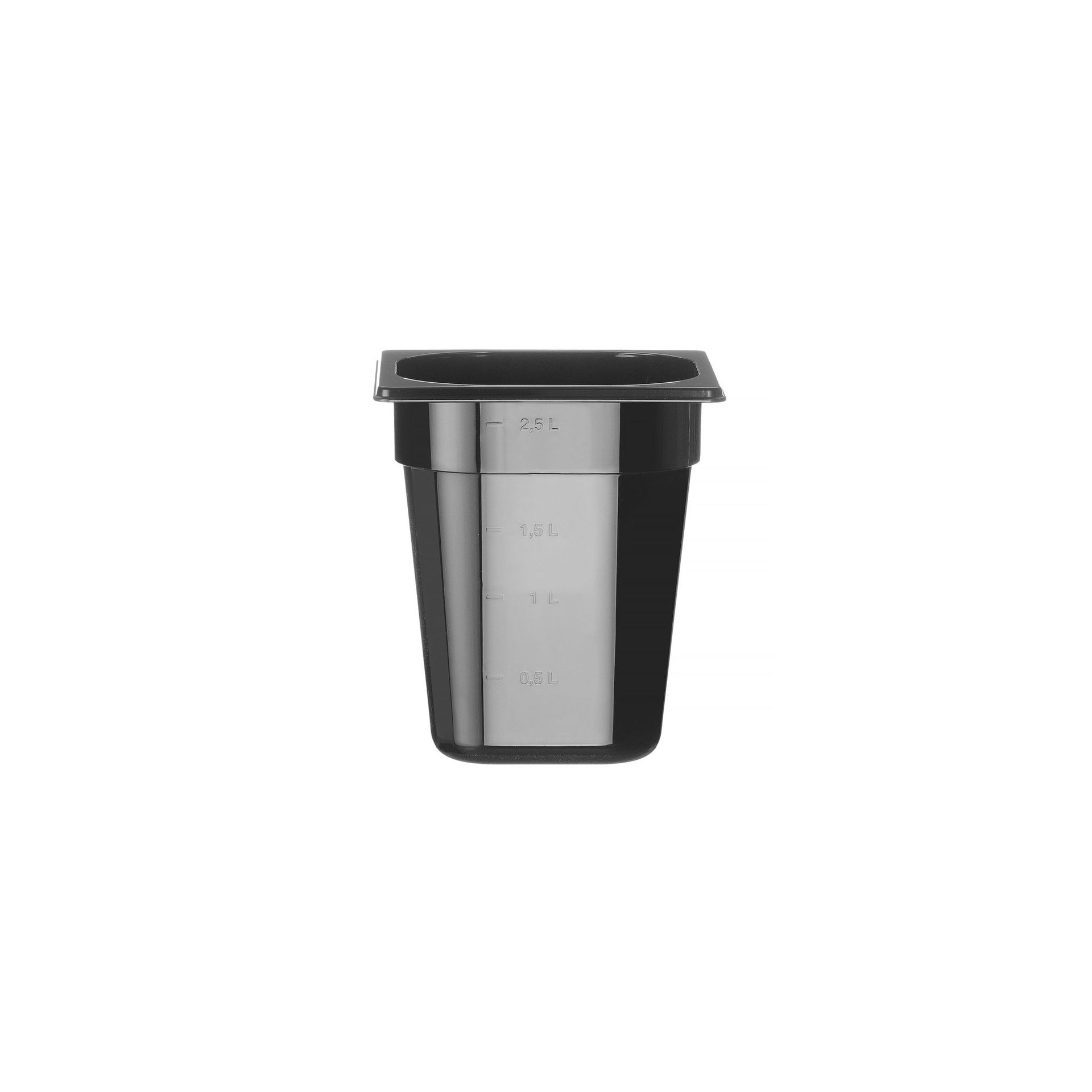 Gastronorm-Behälter 1/6, Profi Line, GN 1/6, 3,4L, Schwarz, 176x162x(H)200mm Gastronorm-Behälter 1/6, Profi Line, GN 1/6, 3,4L, Schwarz, 176x162x(H)200mm