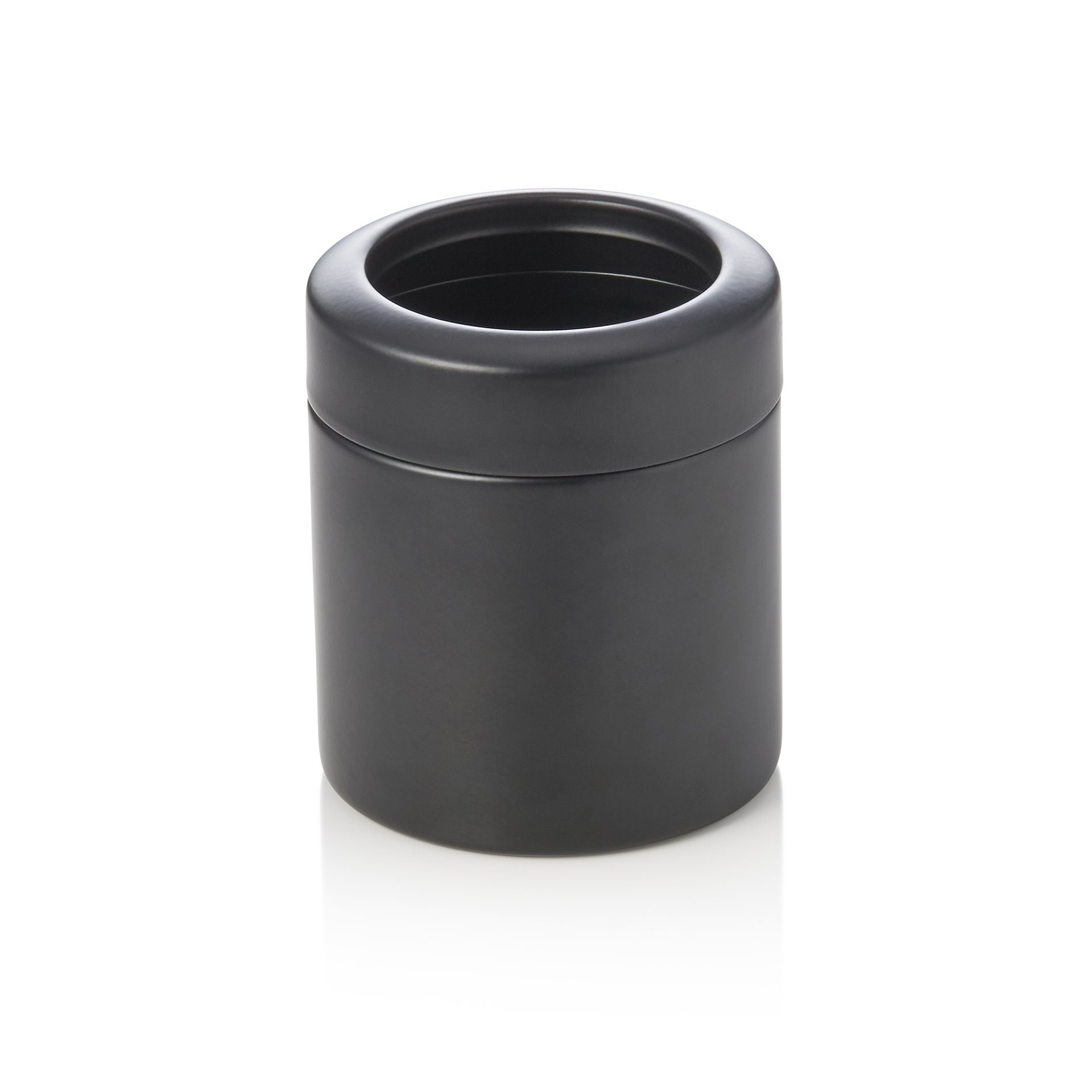 Tischrestebehälter, 700 ml, Ø 10 cm, schwarz pulverbeschichtet, Chromnickelstahl Tischrestebehälter, 700 ml, Ø 10 cm, schwarz pulverbeschichtet, Chromnickelstahl