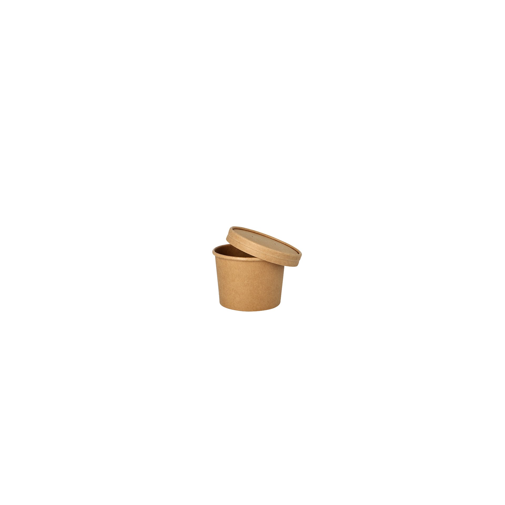 Suppenbecher, Pappe rund 350 ml Ø 9,8 cm · 7 cm braun Suppenbecher, Pappe rund 350 ml Ø 9,8 cm · 7 cm braun