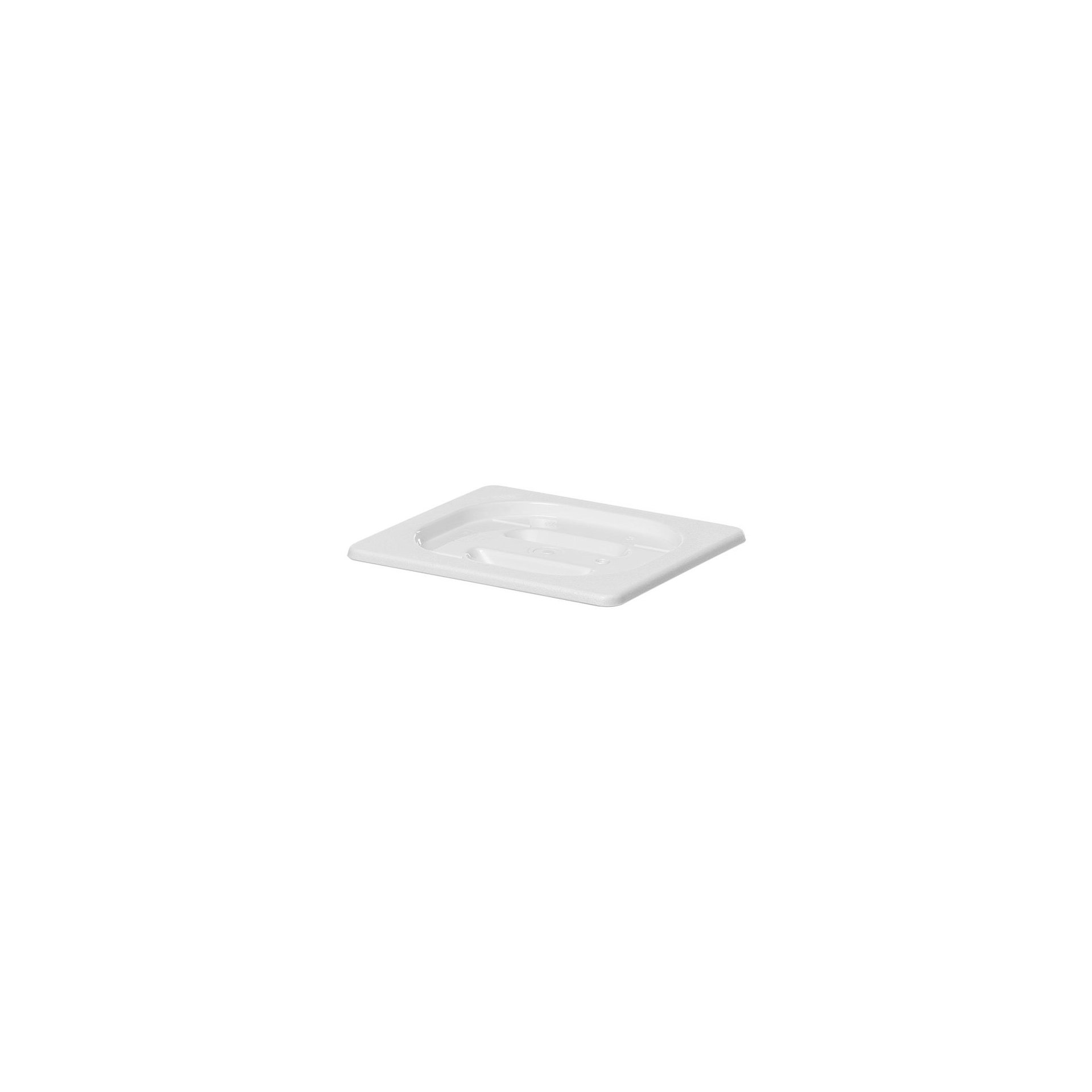 Gastronorm Deckel, GN 1/6, Weiß, 176x162mm Gastronorm Deckel, GN 1/6, Weiß, 176x162mm