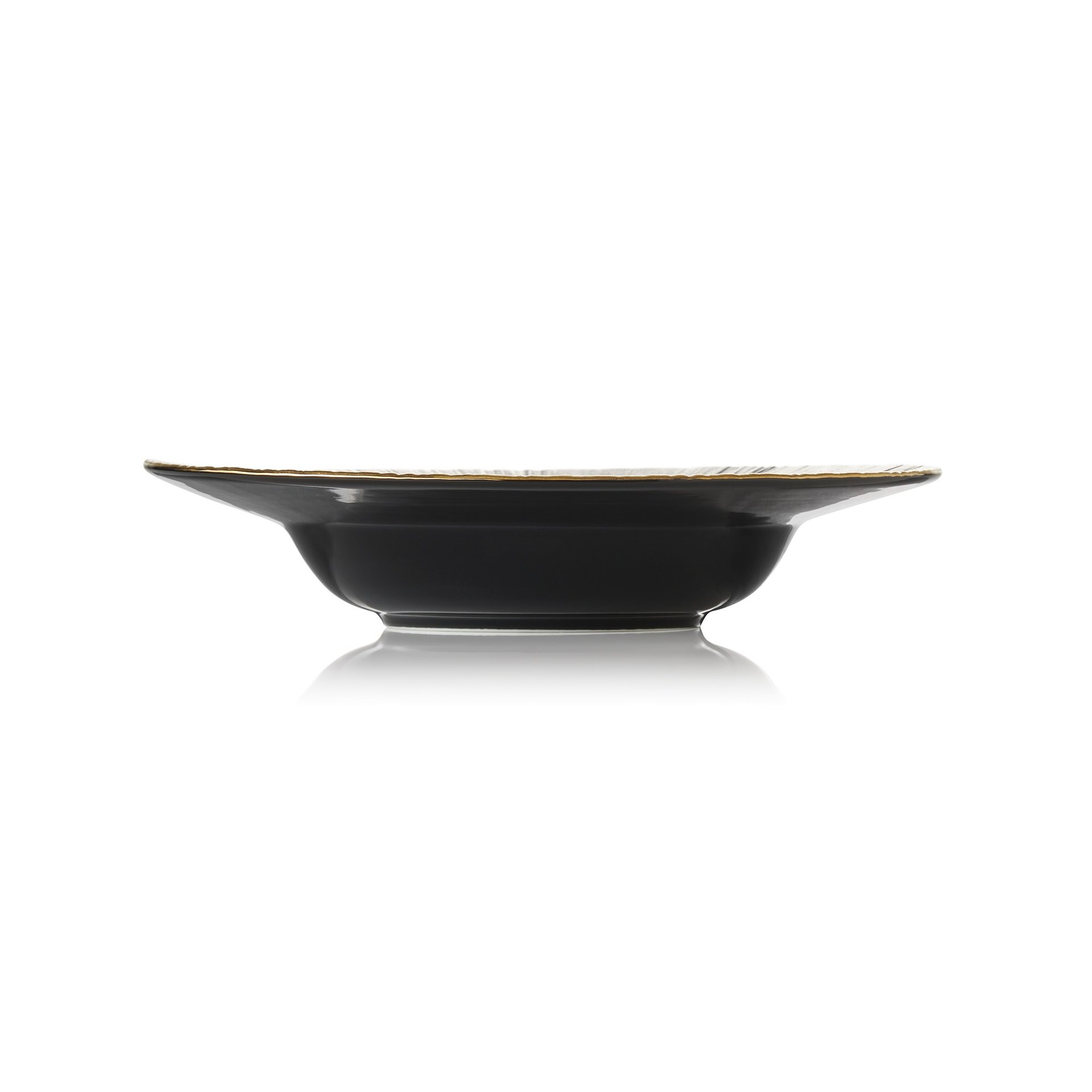 Suppenteller Set MAYA KURO, Ø 23,5 cm, schwarz Suppenteller Set MAYA KURO, Ø 23,5 cm, schwarz