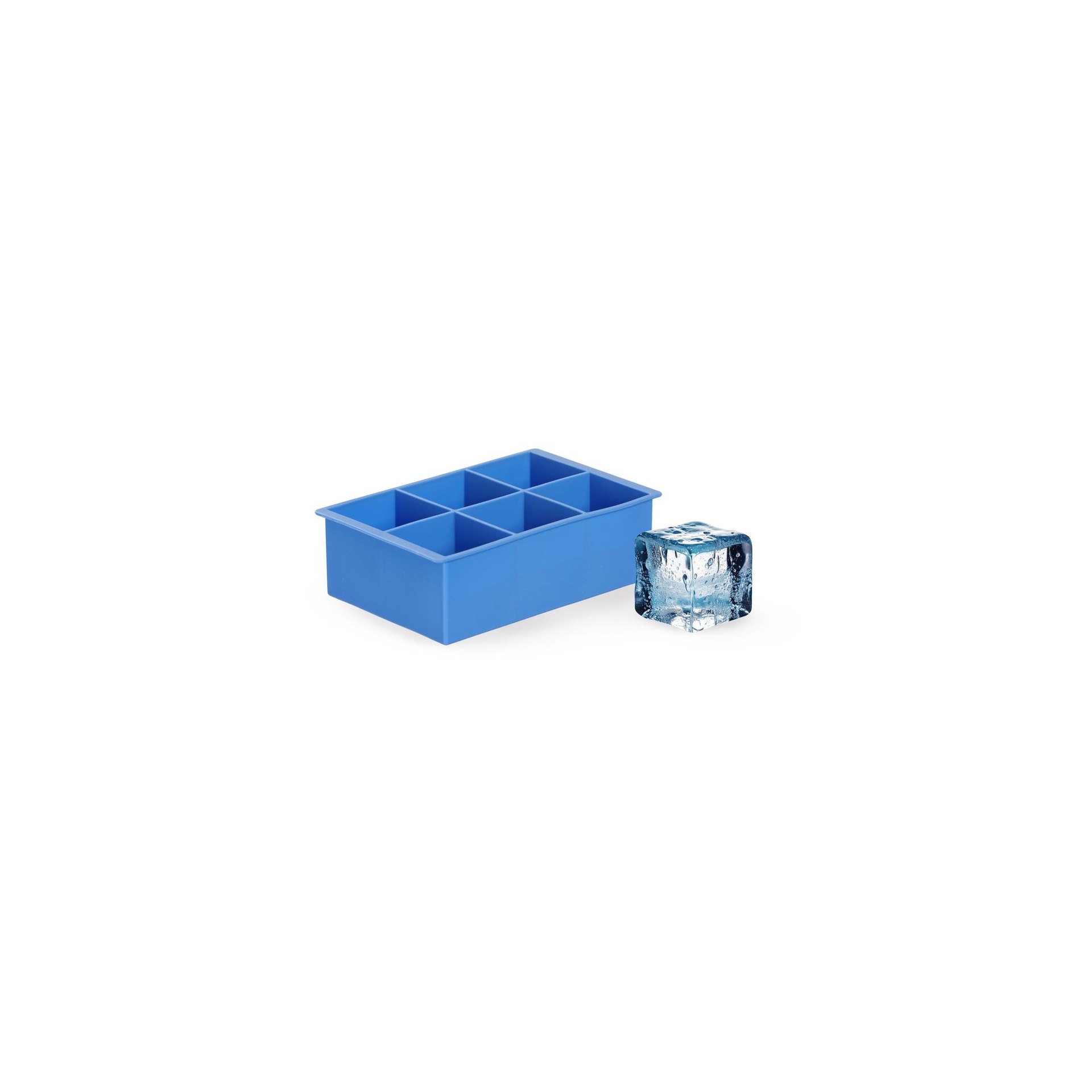 Eiswürfelform, XL-Würfel, BarUp, Blau, 170x110x(H)52mm Eiswürfelform, XL-Würfel, BarUp, Blau, 170x110x(H)52mm