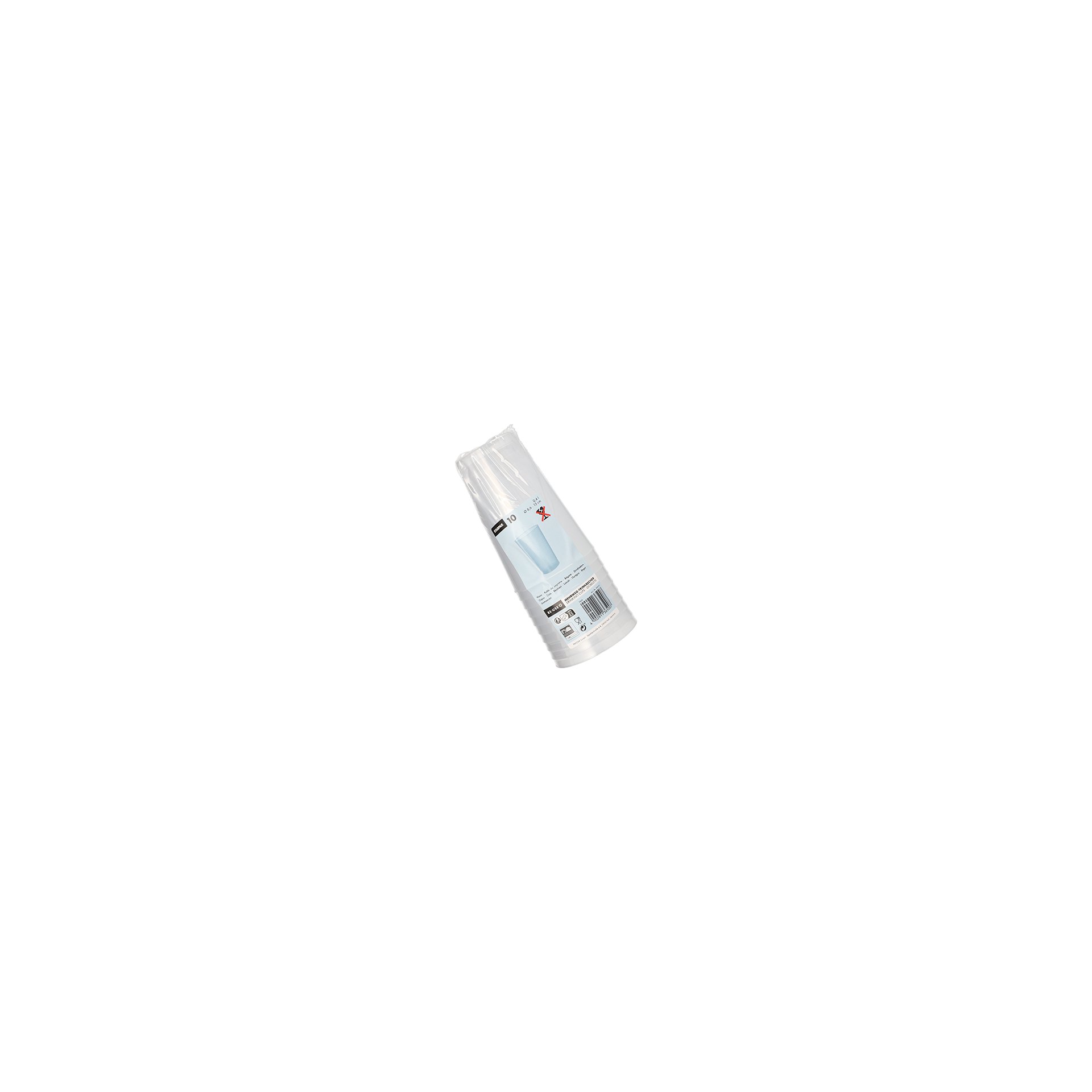 Mehrweg-Trinkbecher PP 0,4 l Ø 8,6 cm · 13 cm transluzent