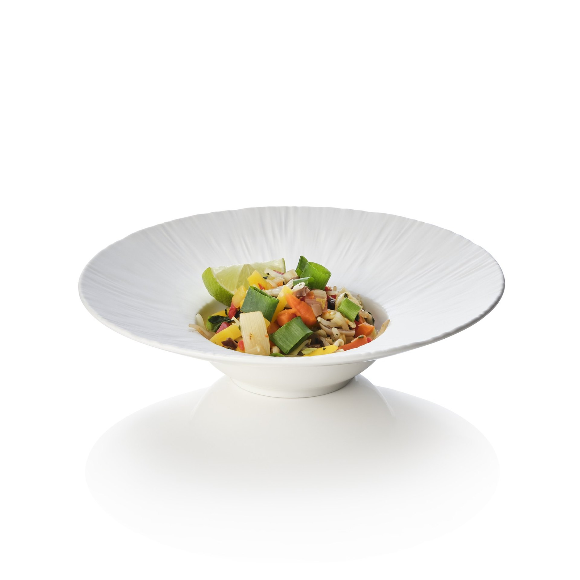 Pastateller Set MAYA SHIRO, Ø 24 cm, 110 ml, weiß