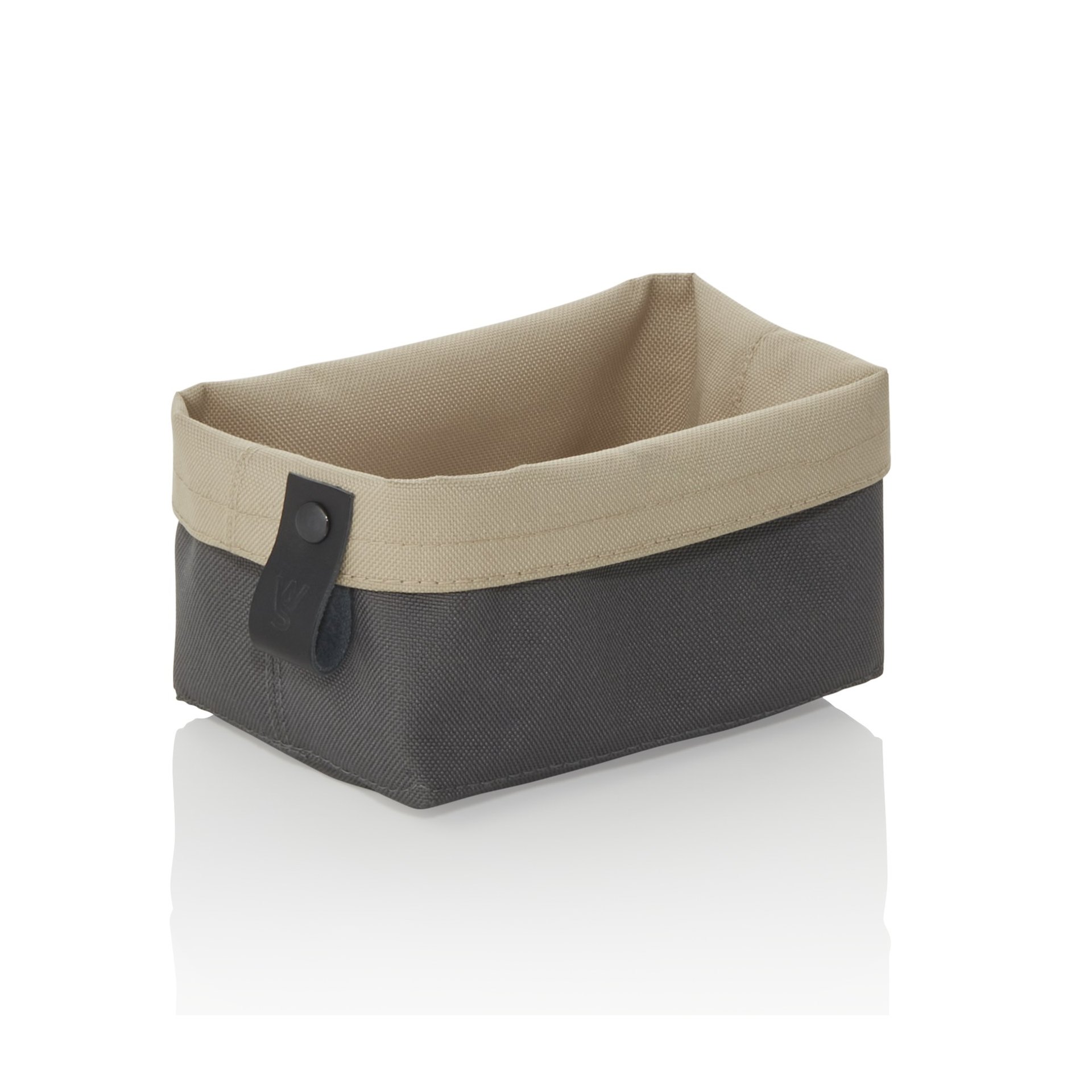 Brottasche FLIP TETRON, 15 x 11 x 8 cm, light grey/light khaki, Tetron
