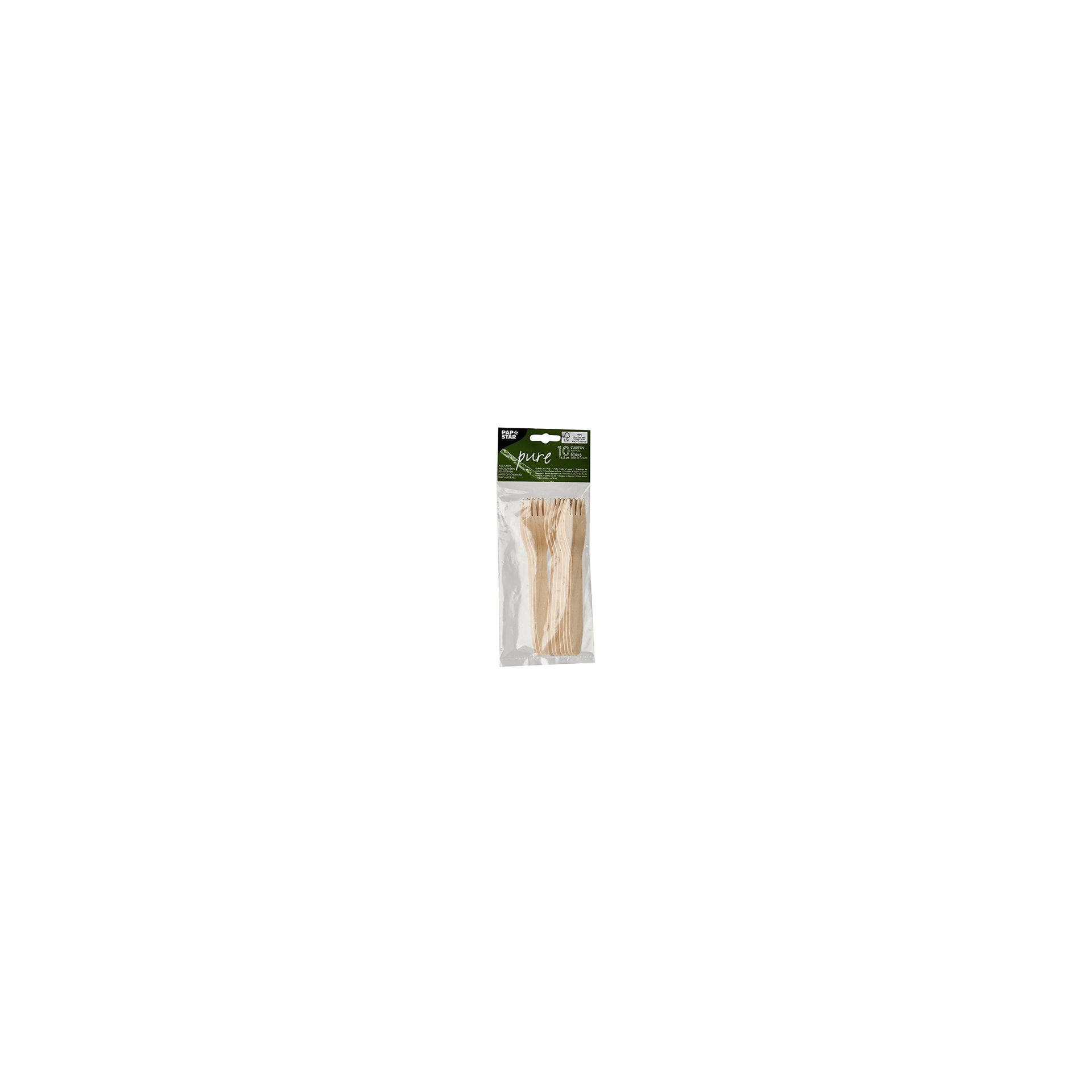 Gabeln, Holz "pure" 16,5 cm