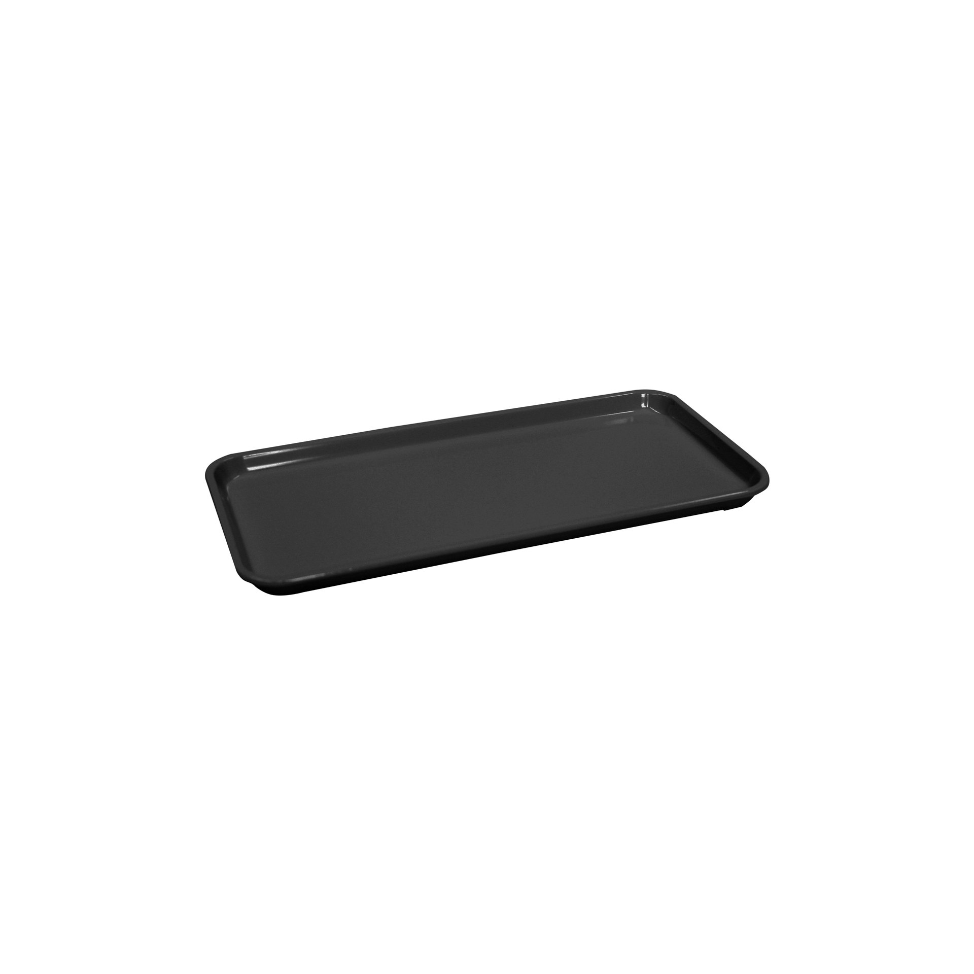 Auslagentablett aus Melamin schwarz, 300 x 150 x 17 mm Auslagentablett aus Melamin schwarz, 300 x 150 x 17 mm