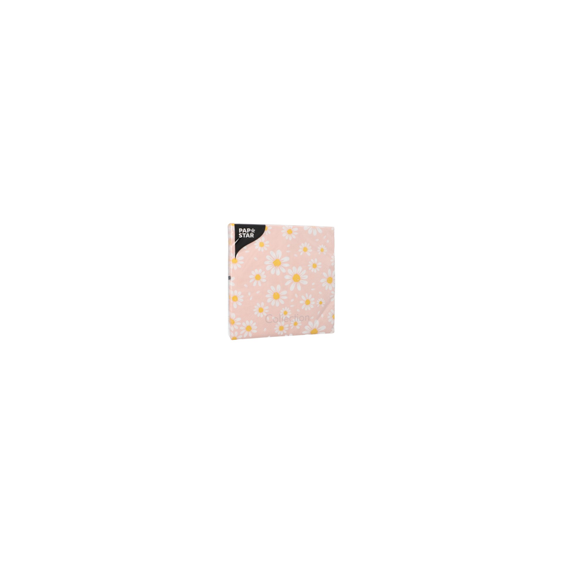 Servietten, 3-lagig 1/4-Falz 33 cm x 33 cm "Daisies" Servietten, 3-lagig 1/4-Falz 33 cm x 33 cm "Daisies"