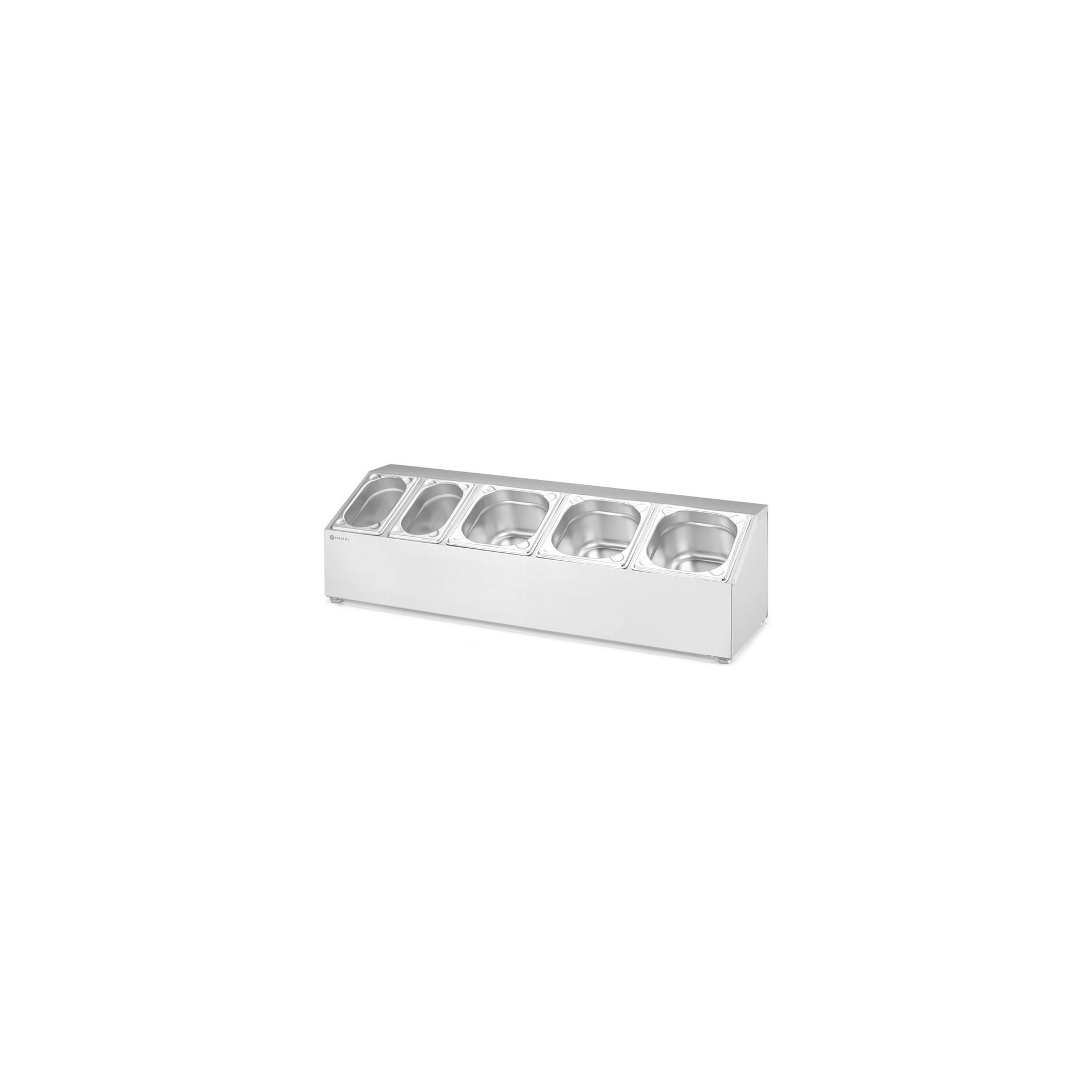 Halterung für Gastronorm-Behälter, 5 Fächer, 745x245x(H)215mm Halterung für Gastronorm-Behälter, 5 Fächer, 745x245x(H)215mm