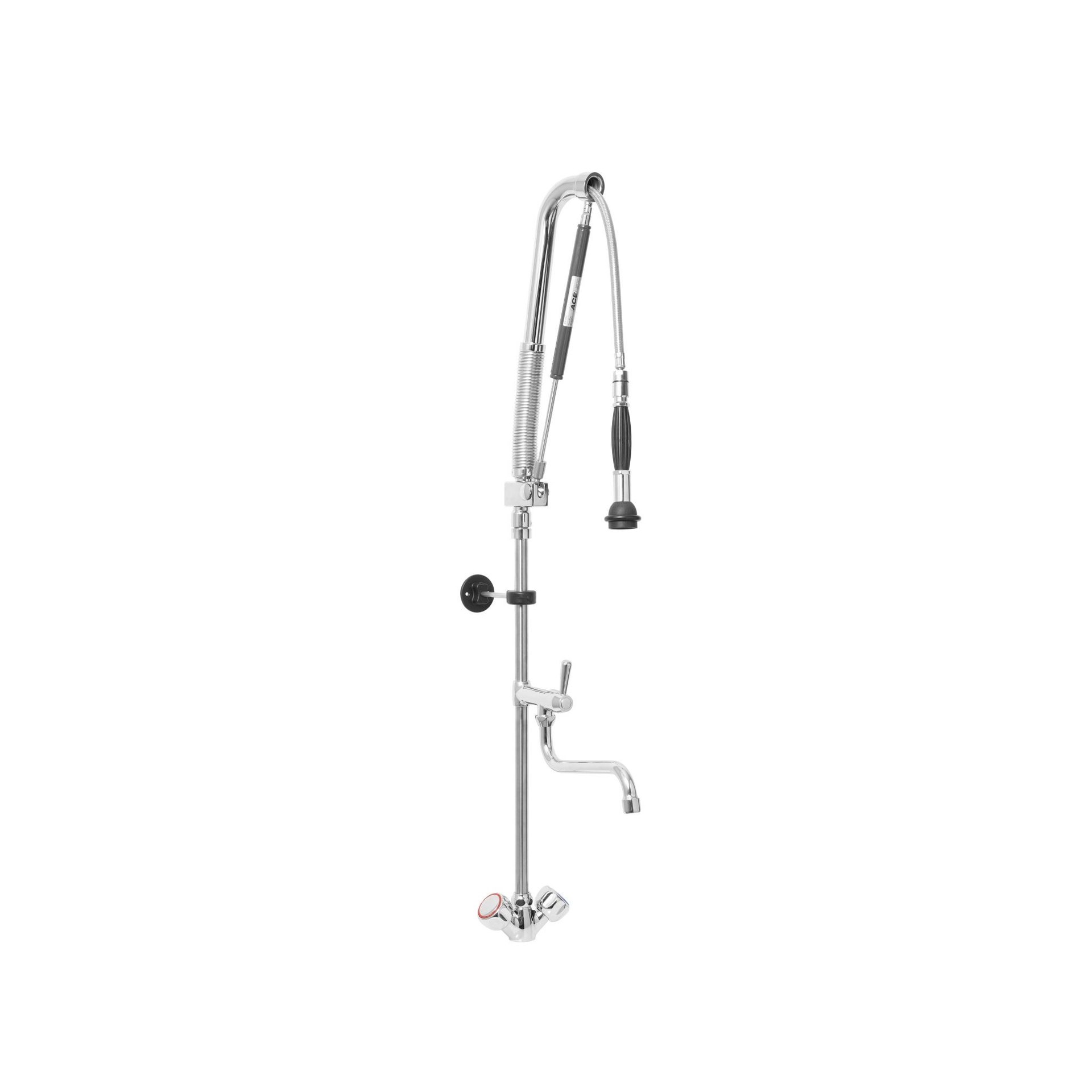 Einloch-Wasserstop-Vorspülbrause + Armatur HILDE
