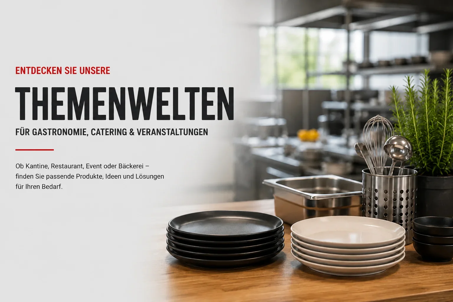 CookRock Themenwelten für Gastronomiebedarf, Catering und Veranstaltungen