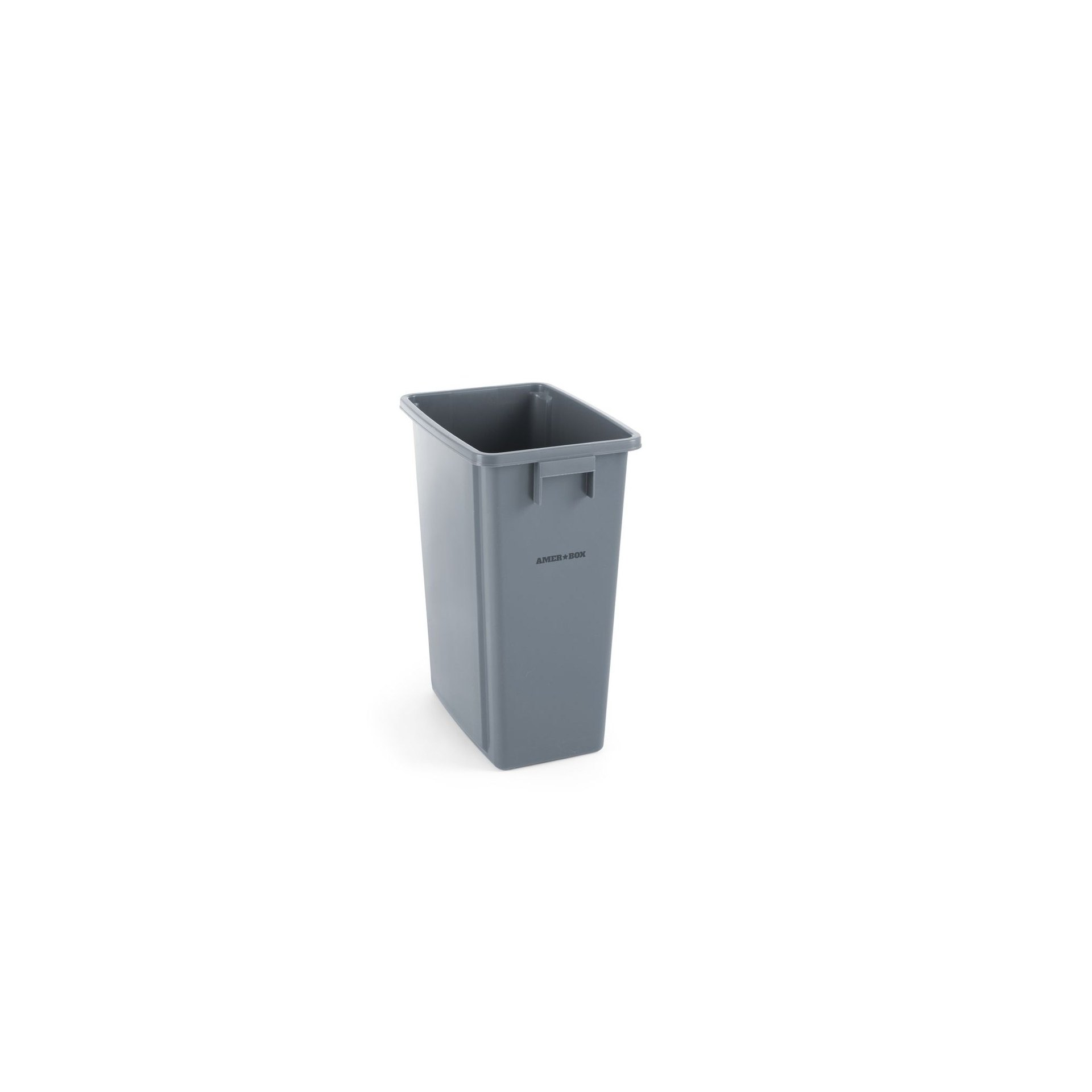 Abfalleimer schmal, AmerBox, 60L, Hellgrau, 455x315x(H)580mm
