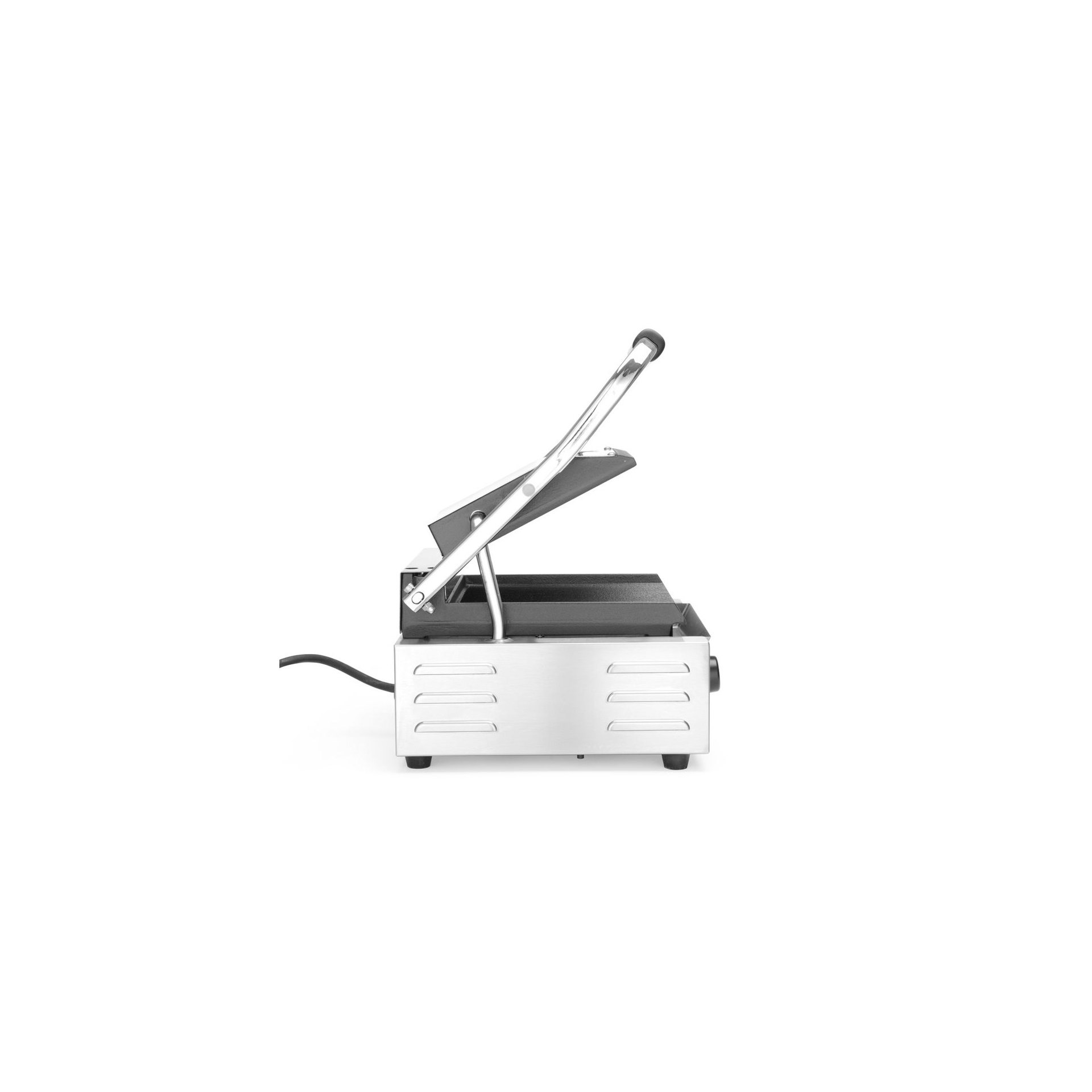 Kontaktgrill - Einzelversion, oben und unten gerillt, 230V/1800W, 310x375x(H)216mm
