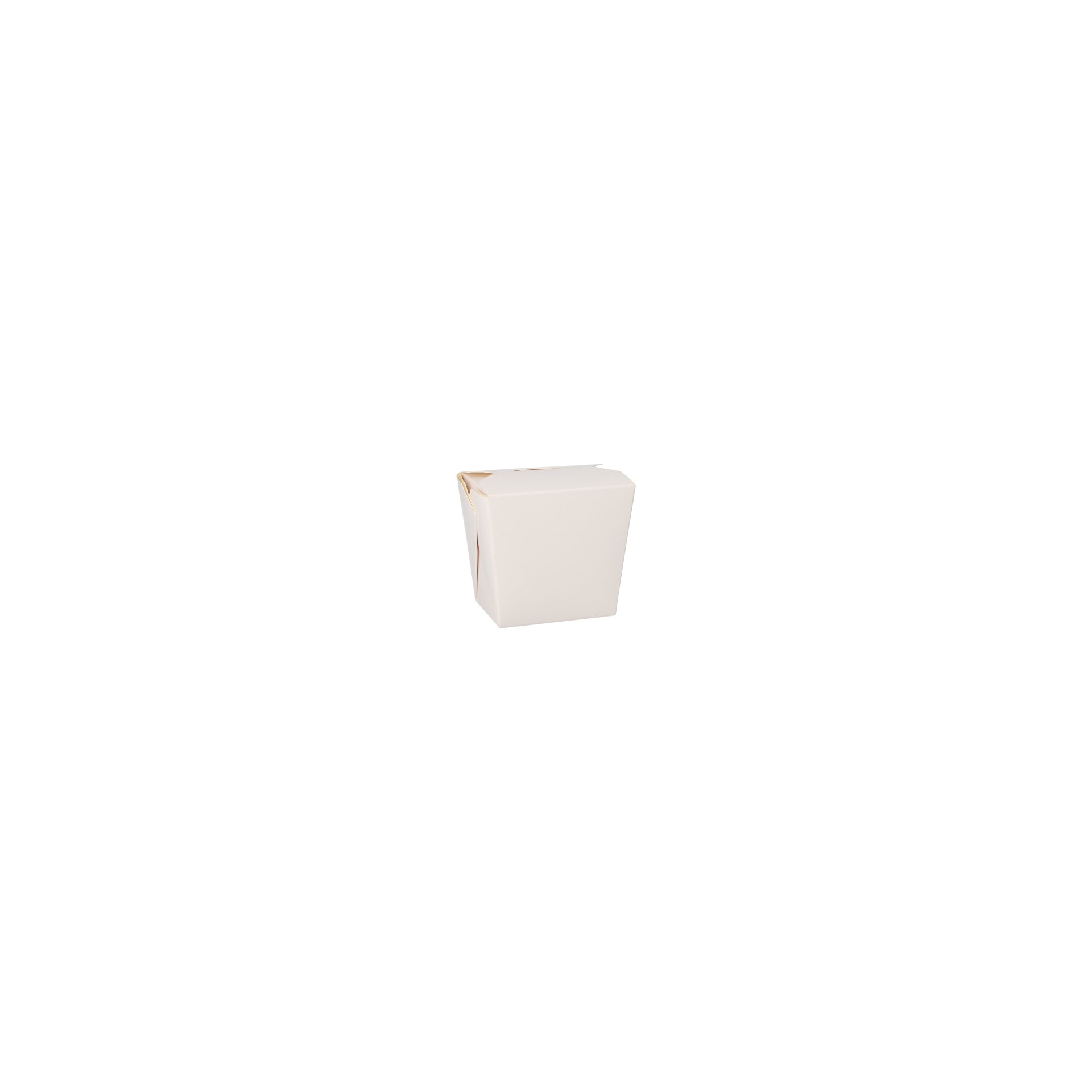 Snackboxen "ASIA" eckig 470 ml 8,5 cm x 7,5 cm x 5,5 cm weiss