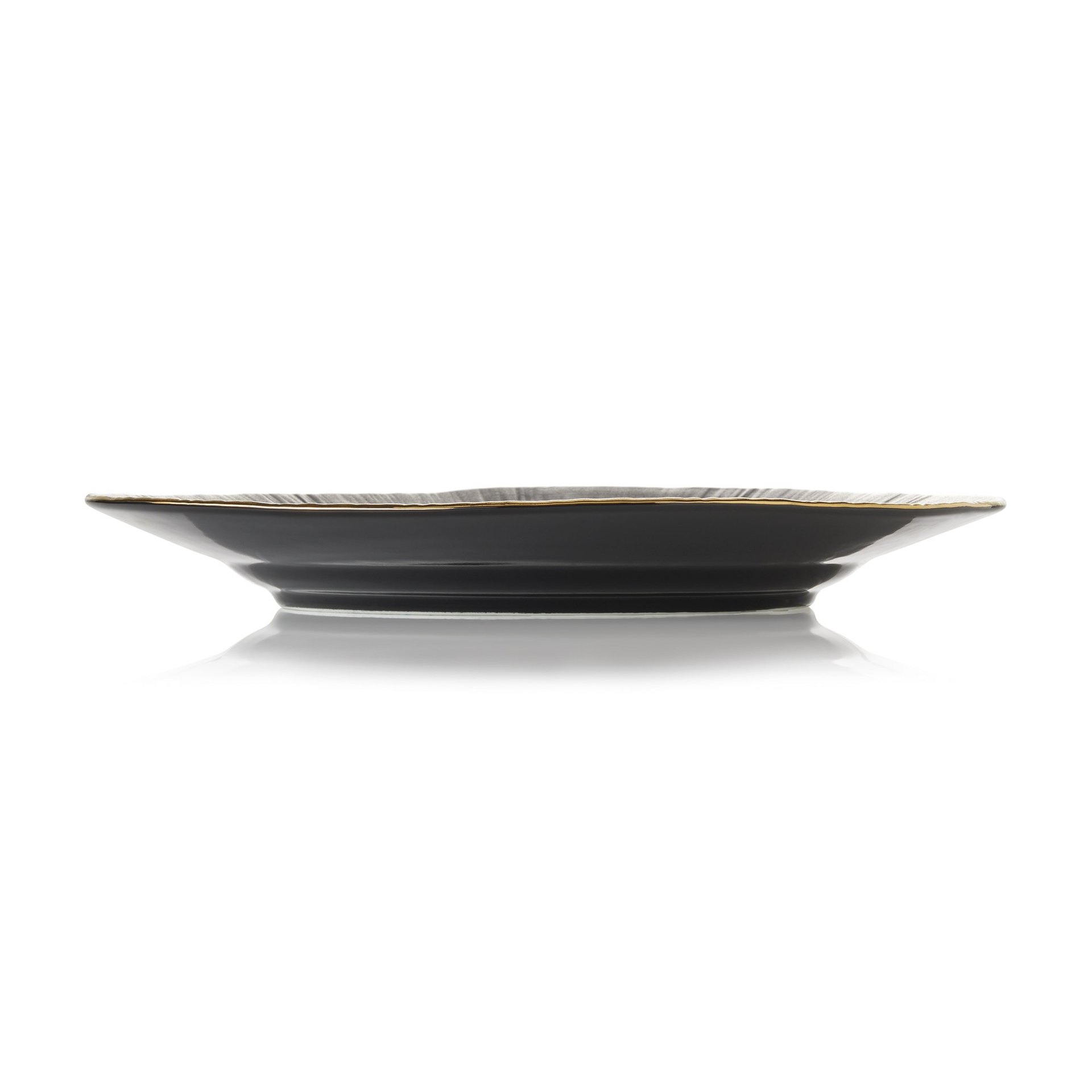 Teller Set MAYA KURO, flach, Ø 30 cm, schwarz Teller Set MAYA KURO, flach, Ø 30 cm, schwarz