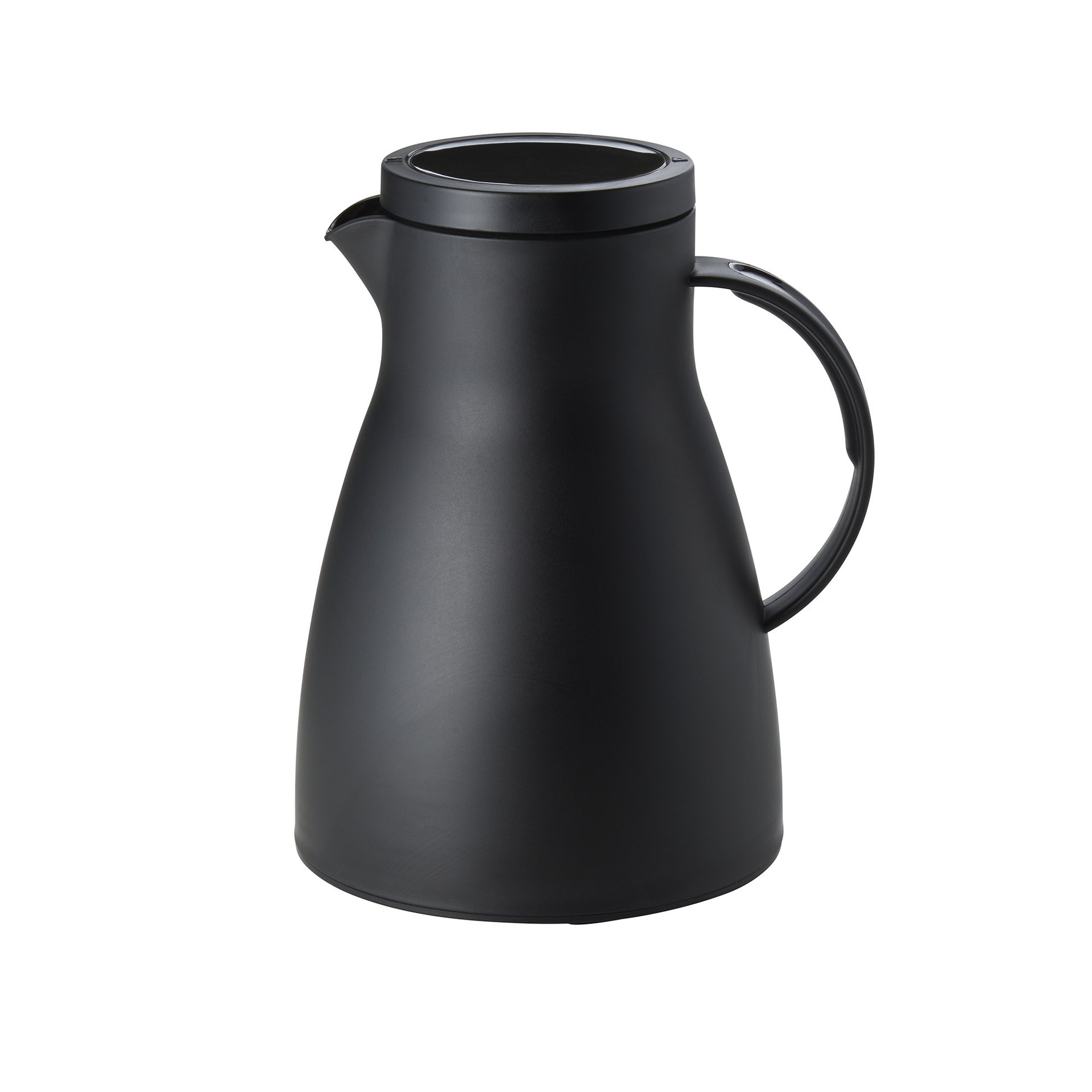 Isolierkanne, 1 ltr., Ø 14,5 cm, Höhe 22 cm, schwarz Isolierkanne, 1 ltr., Ø 14,5 cm, Höhe 22 cm, schwarz