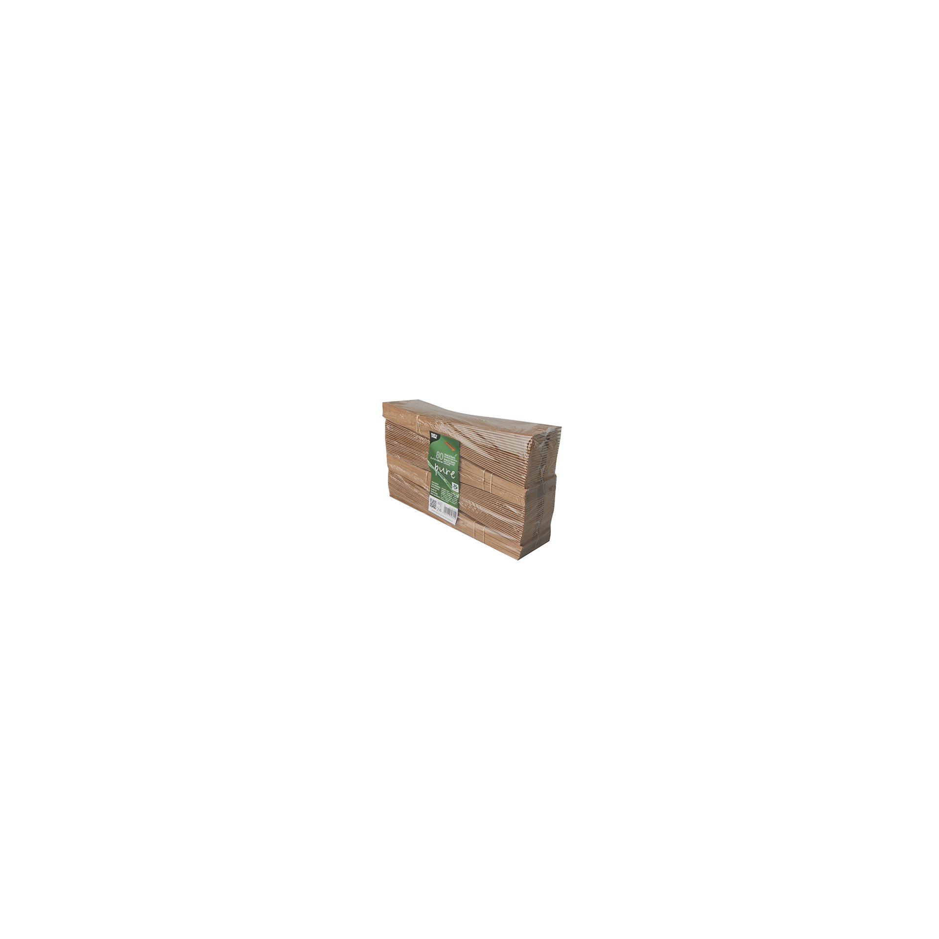 papstar-87247-snacktrays-pappe-pure-3cmx7-5cmx28-5cm-braun-100-fair-2 Snacktrays, Pappe "pure" 3 cm x 7,5 cm x 28,5 cm braun "100% Fair"
