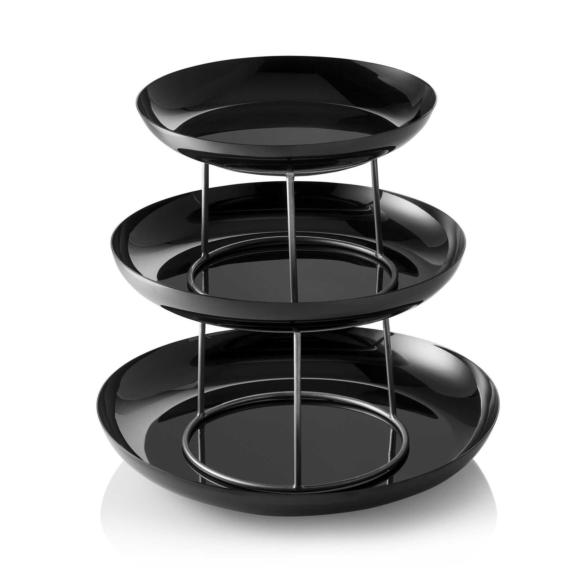 Gourmet Tower Black STEEL & STYLE, 3-stufig, Höhe 32 cm, Chromnickelstahl Gourmet Tower Black STEEL & STYLE, 3-stufig, Höhe 32 cm, Chromnickelstahl