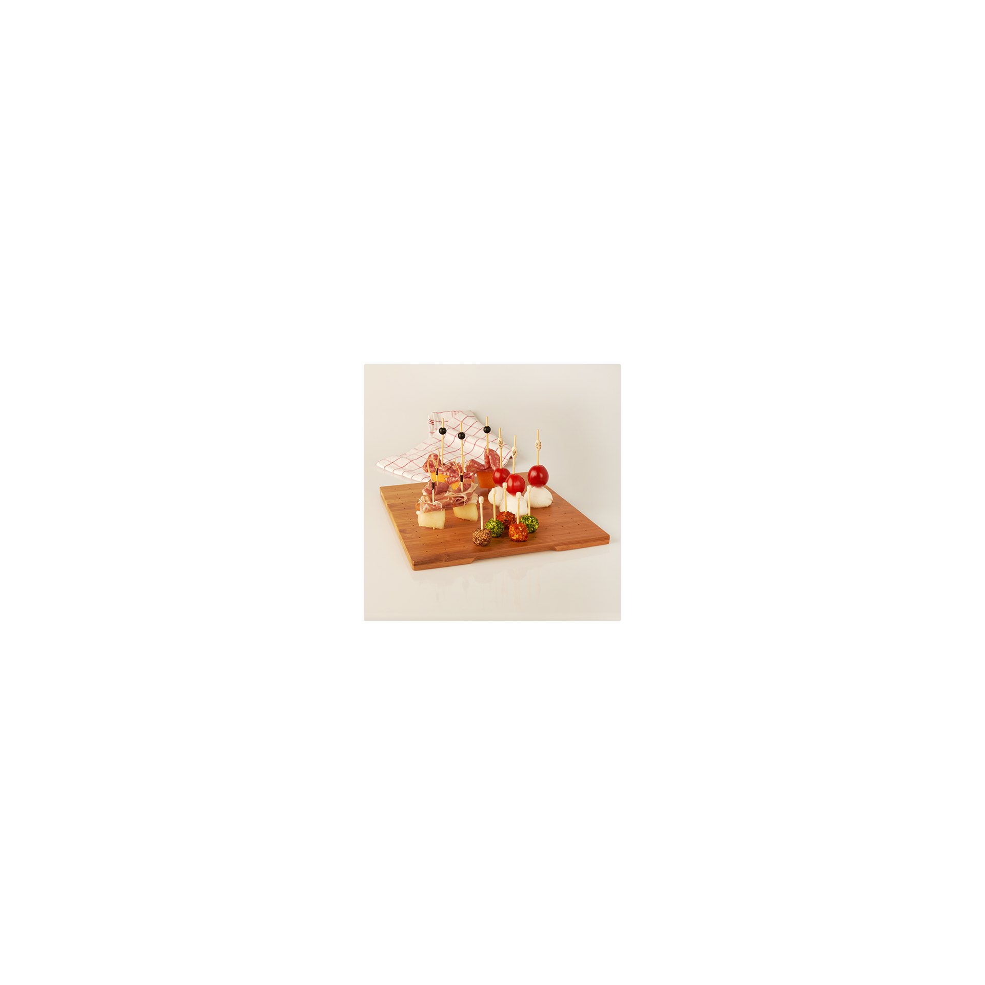 Tray für Fingerfood-Picker, Bambus "pure" 25 cm x 30 cm