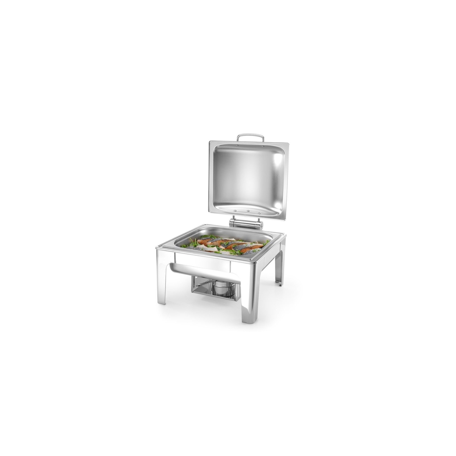 Chafing Dish GN 2/3, satiniert, Profi Line, 6L, 395x430x(H)290mm Chafing Dish GN 2/3, satiniert, Profi Line, 6L, 395x430x(H)290mm