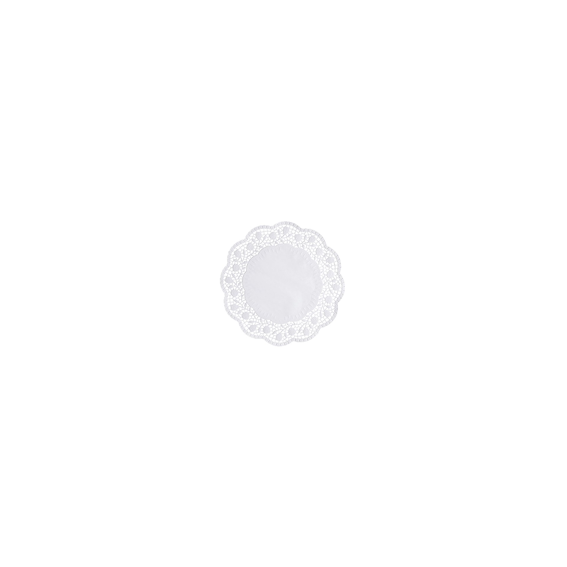 Tortenspitzen rund Ø 30 cm weiss Tortenspitzen rund Ø 30 cm weiss