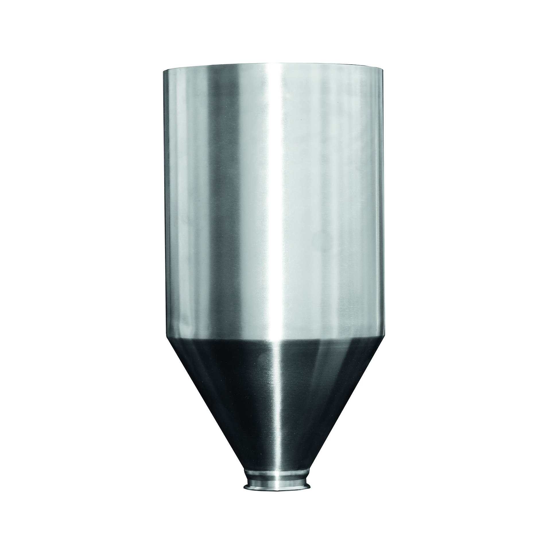 Trichter Edelstahl 17 l. Inhalt, einfach, mit 30°H Trichter Edelstahl 17 l. Inhalt, einfach, mit 30°H
