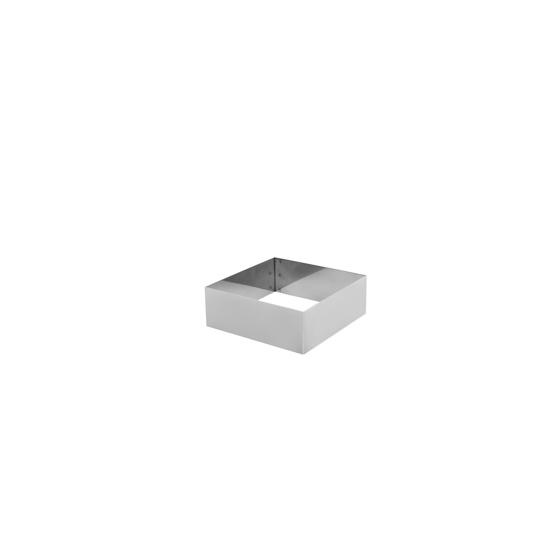 Schnitten- /Backrahmen "Quadrat" 120 mm Schnitten- /Backrahmen "Quadrat" 120 mm