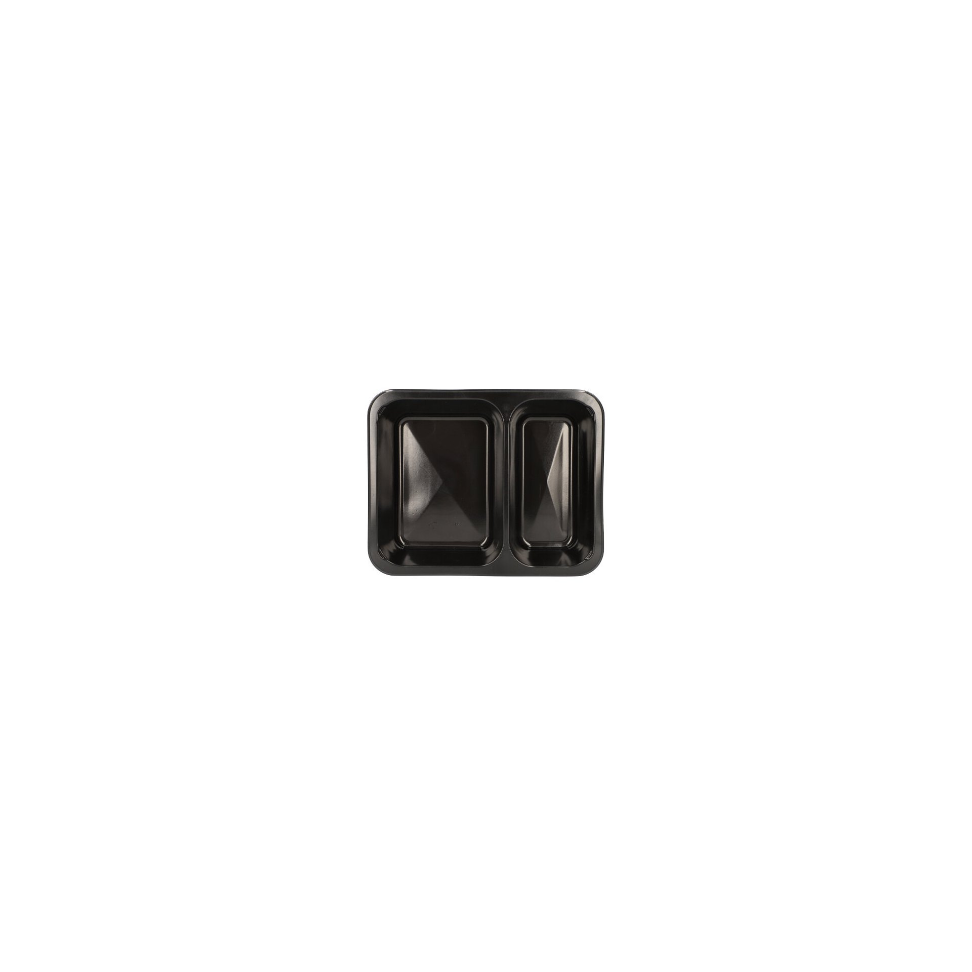 Mikrowellenschalen, PP 2-geteilt 1205 ml 4,9 cm x 22,7 cm x 17,8 cm schwarz Mikrowellenschalen, PP 2-geteilt 1205 ml 4,9 cm x 22,7 cm x 17,8 cm schwarz