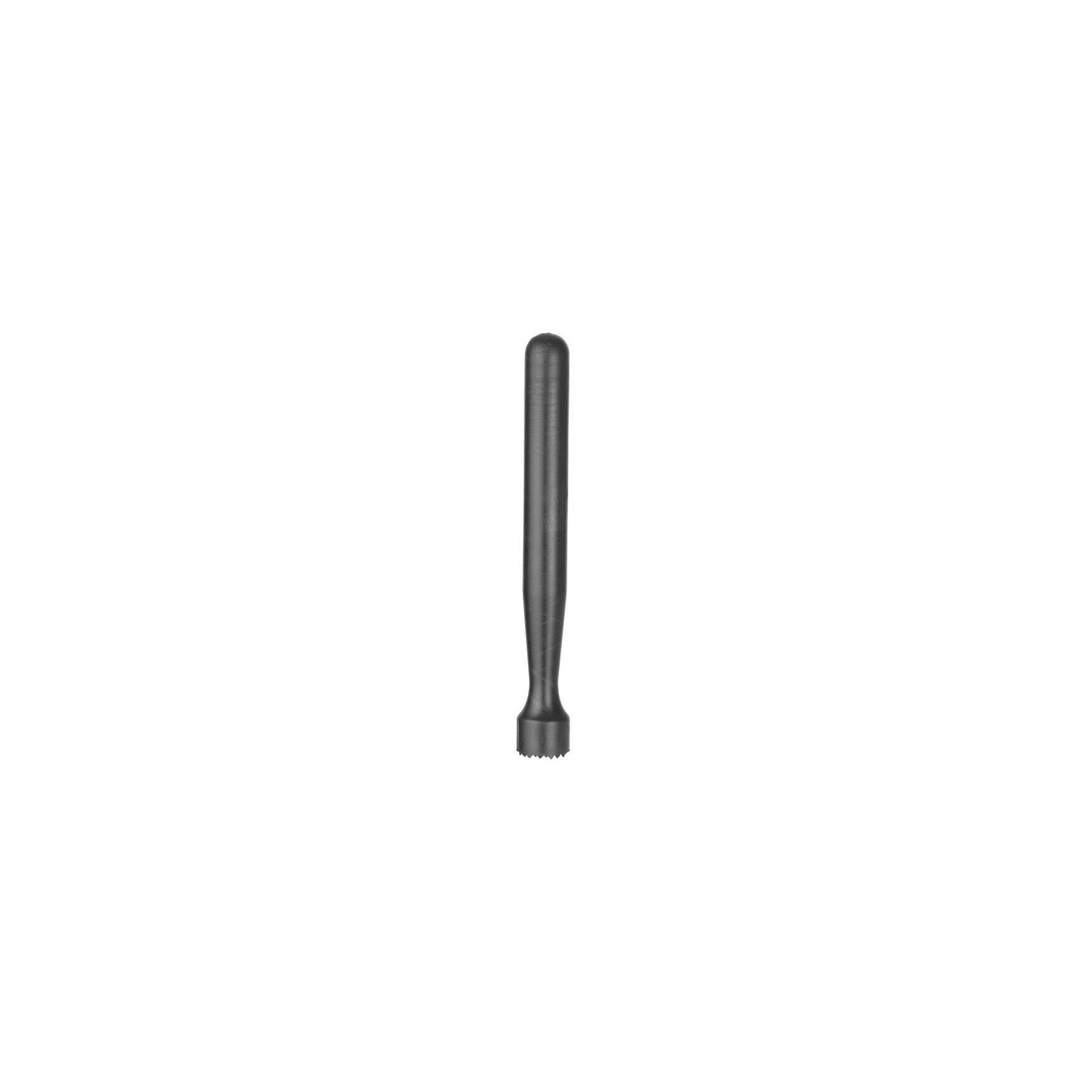 Cocktail-Stößel, BarUp, gezahnt, Schwarz, ⌀34x207mm