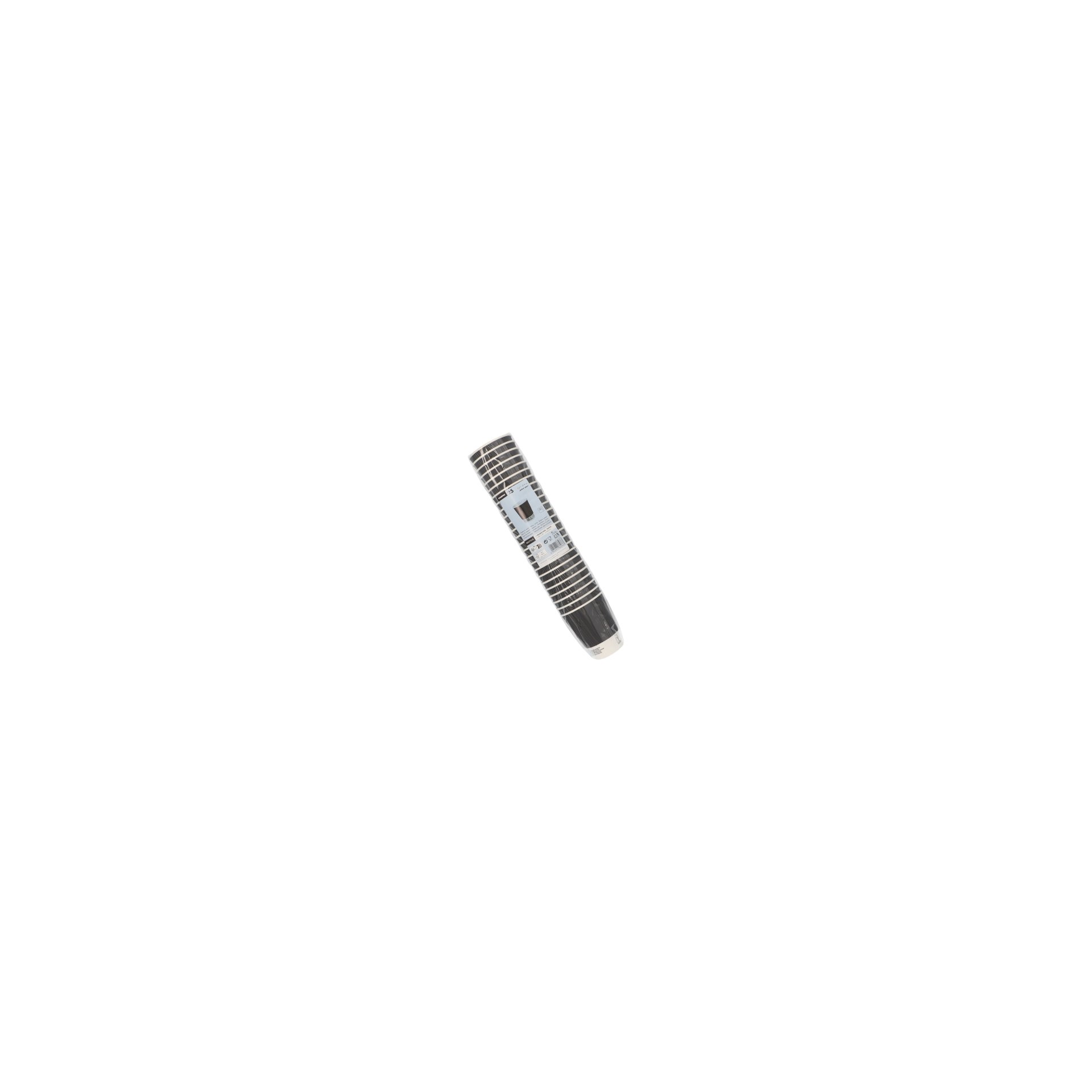 Trinkbecher, Pappe "To Go" 0,2 l Ø 8 cm · 9 cm schwarz Ripple Wall