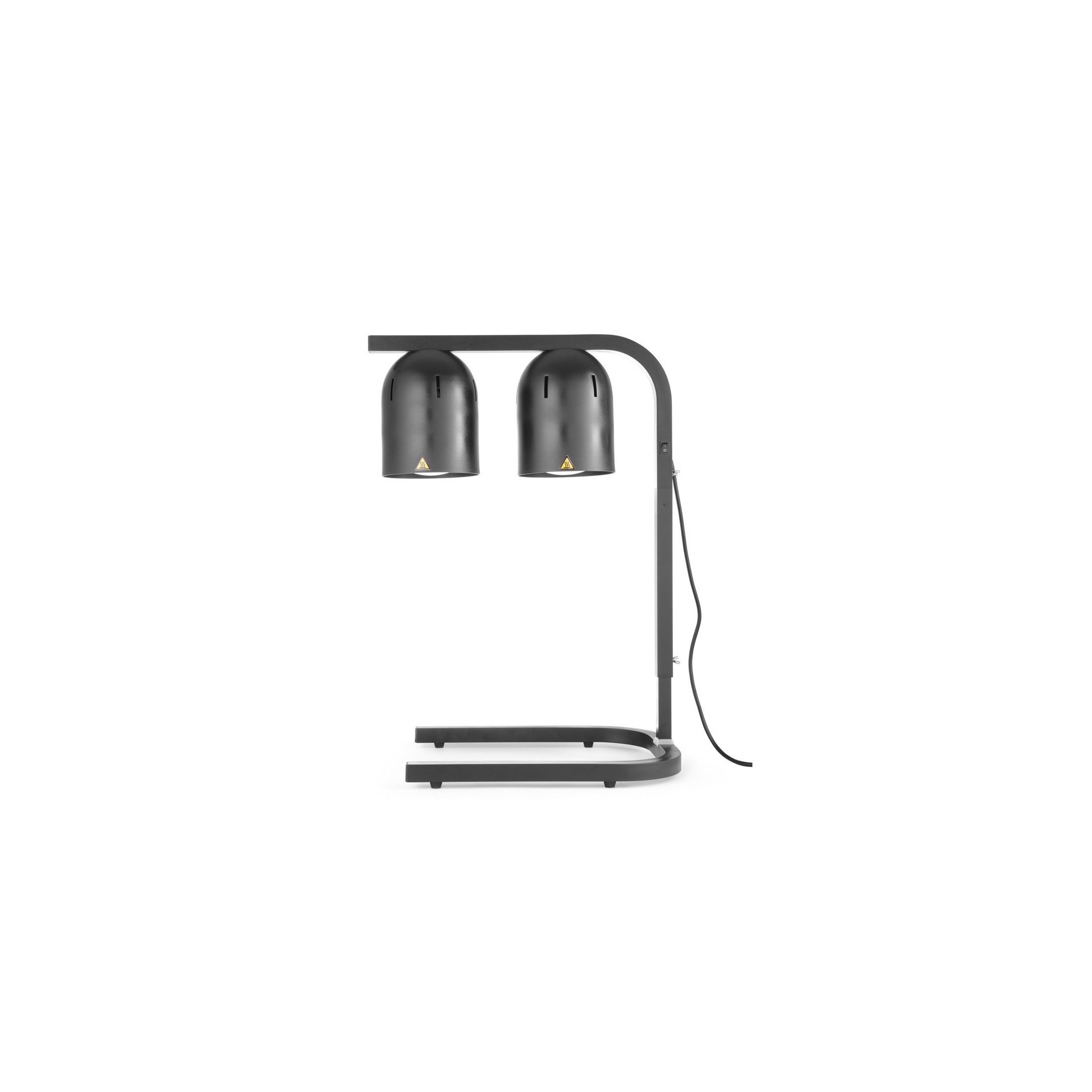Wärmebrücke mit 2 Infrarotlampen, Schwarz, 230V/250W, 453x360x(H)790mm